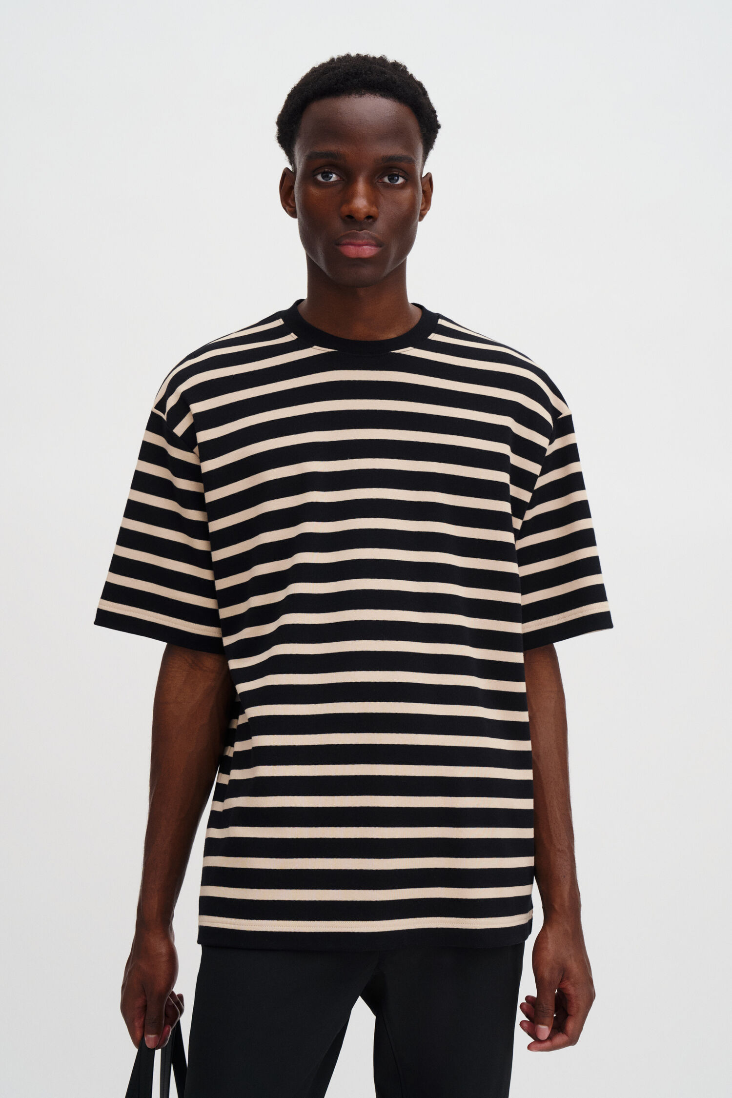 Striped Crewneck Tee
