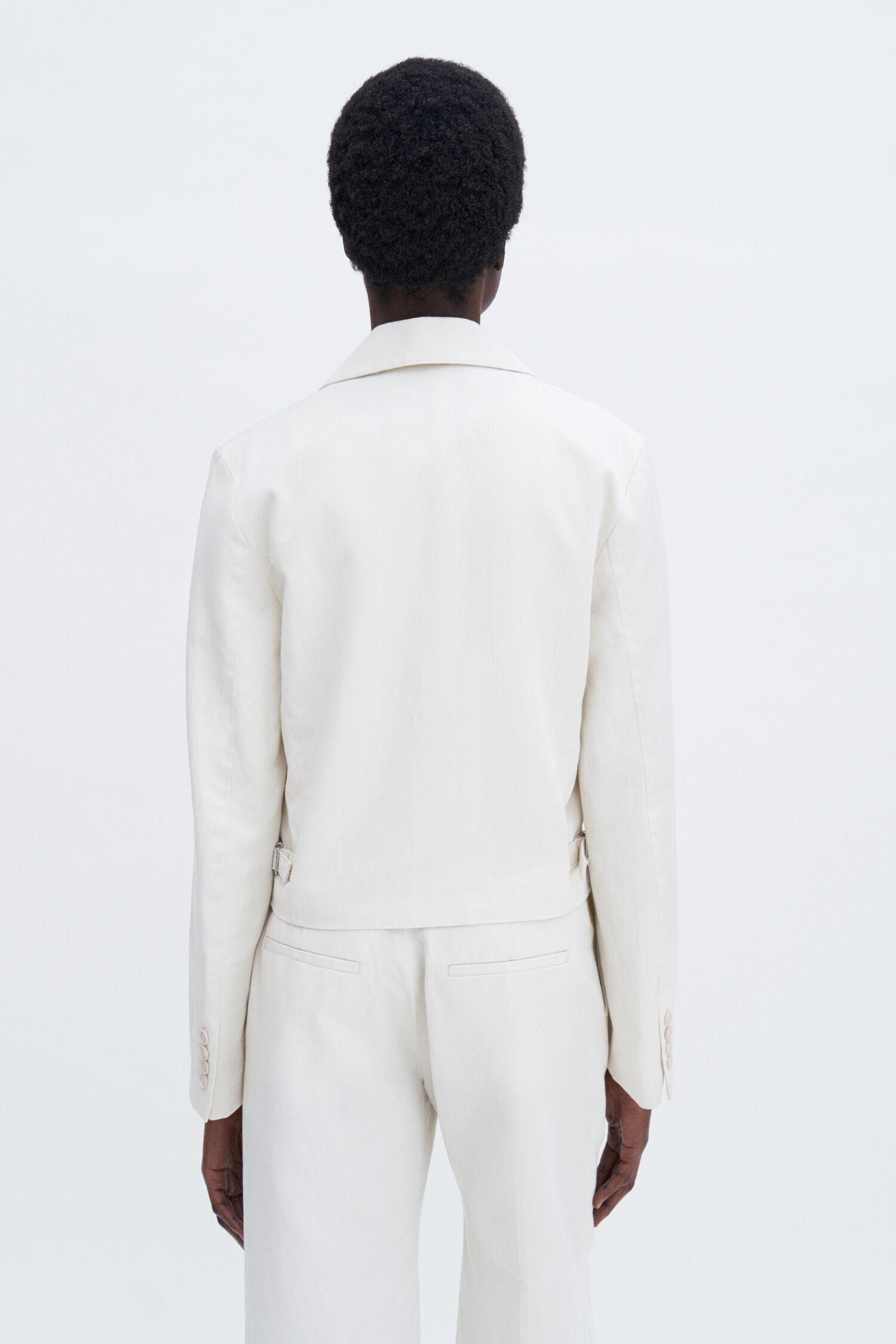 Cotton Linen Blazer Jacket