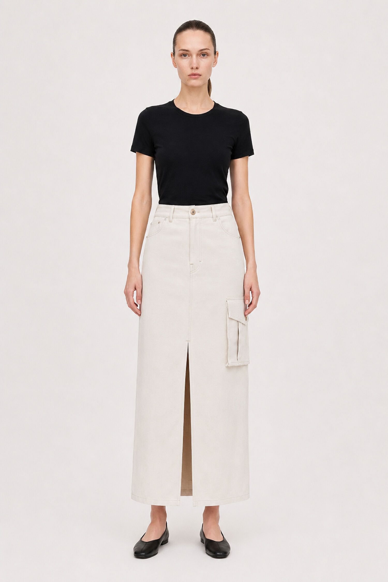 Long Cargo Skirt