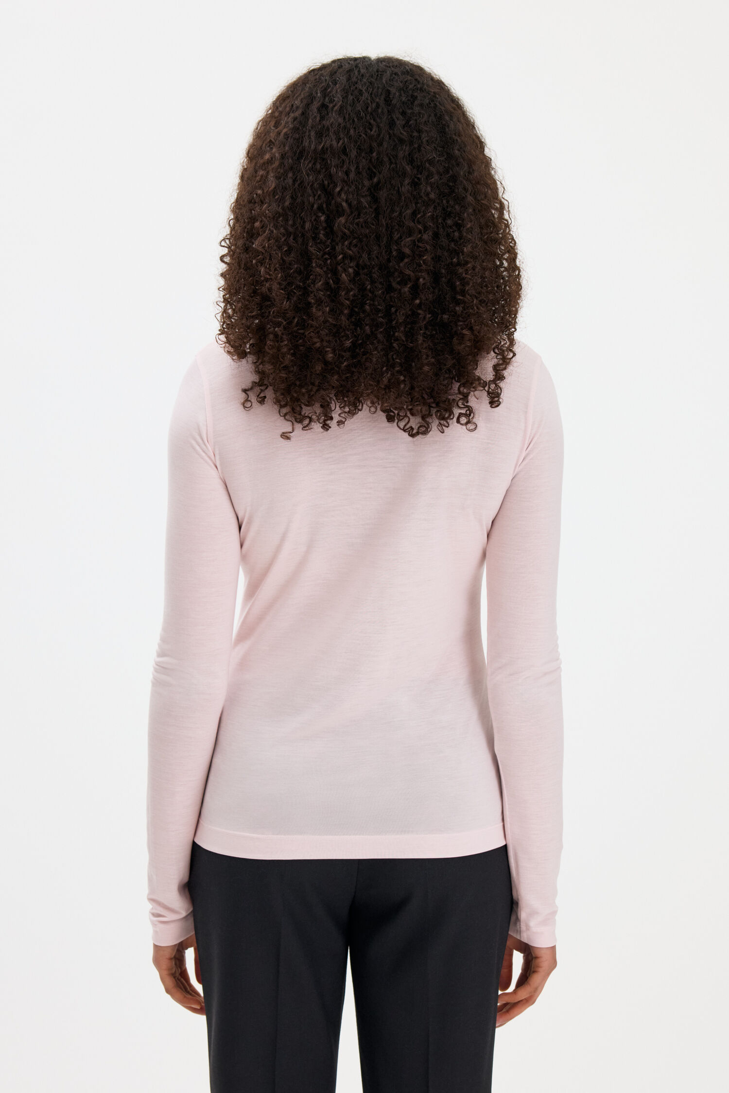 Scooped Longsleeve Top