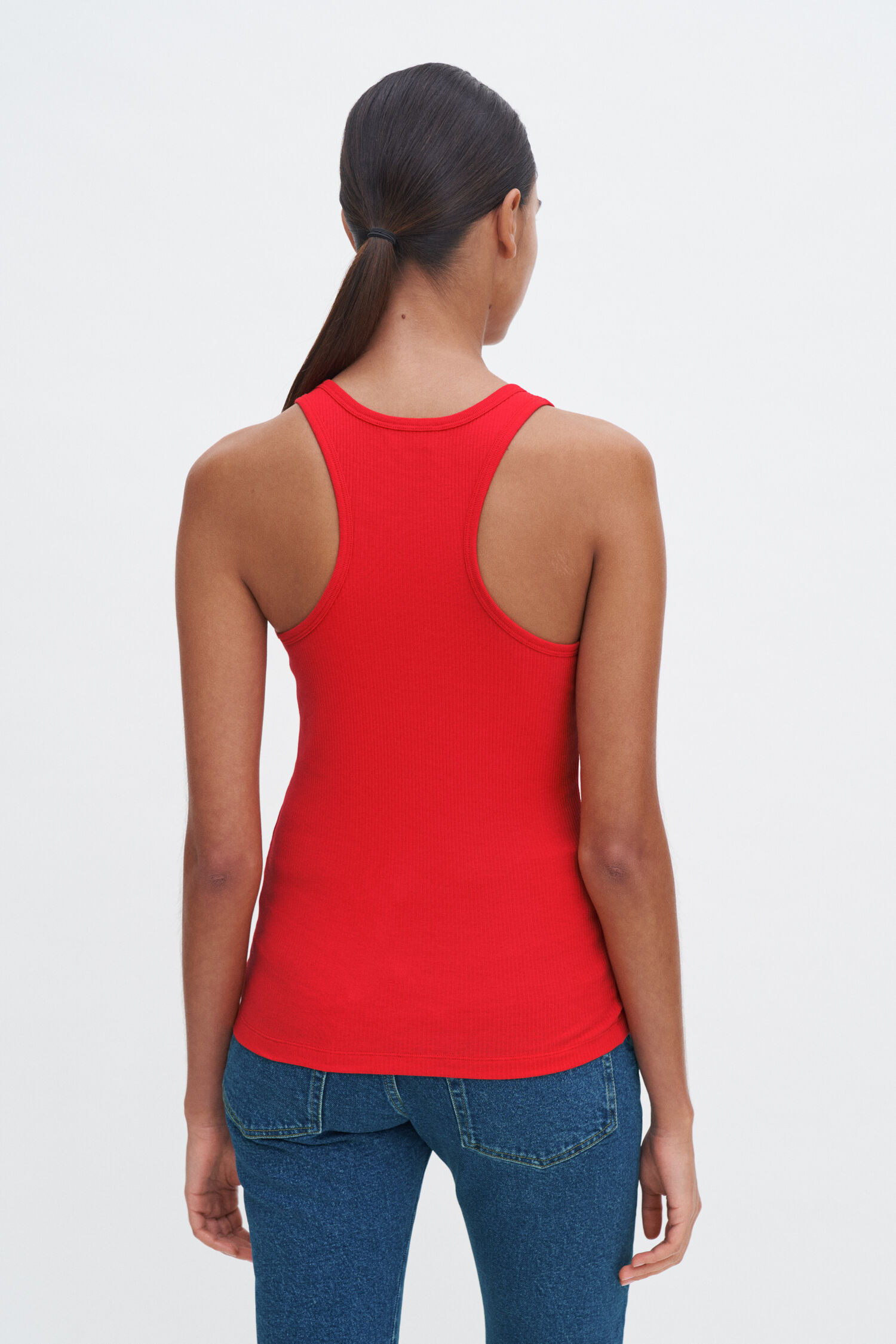 Fine Rib Scoop Tank