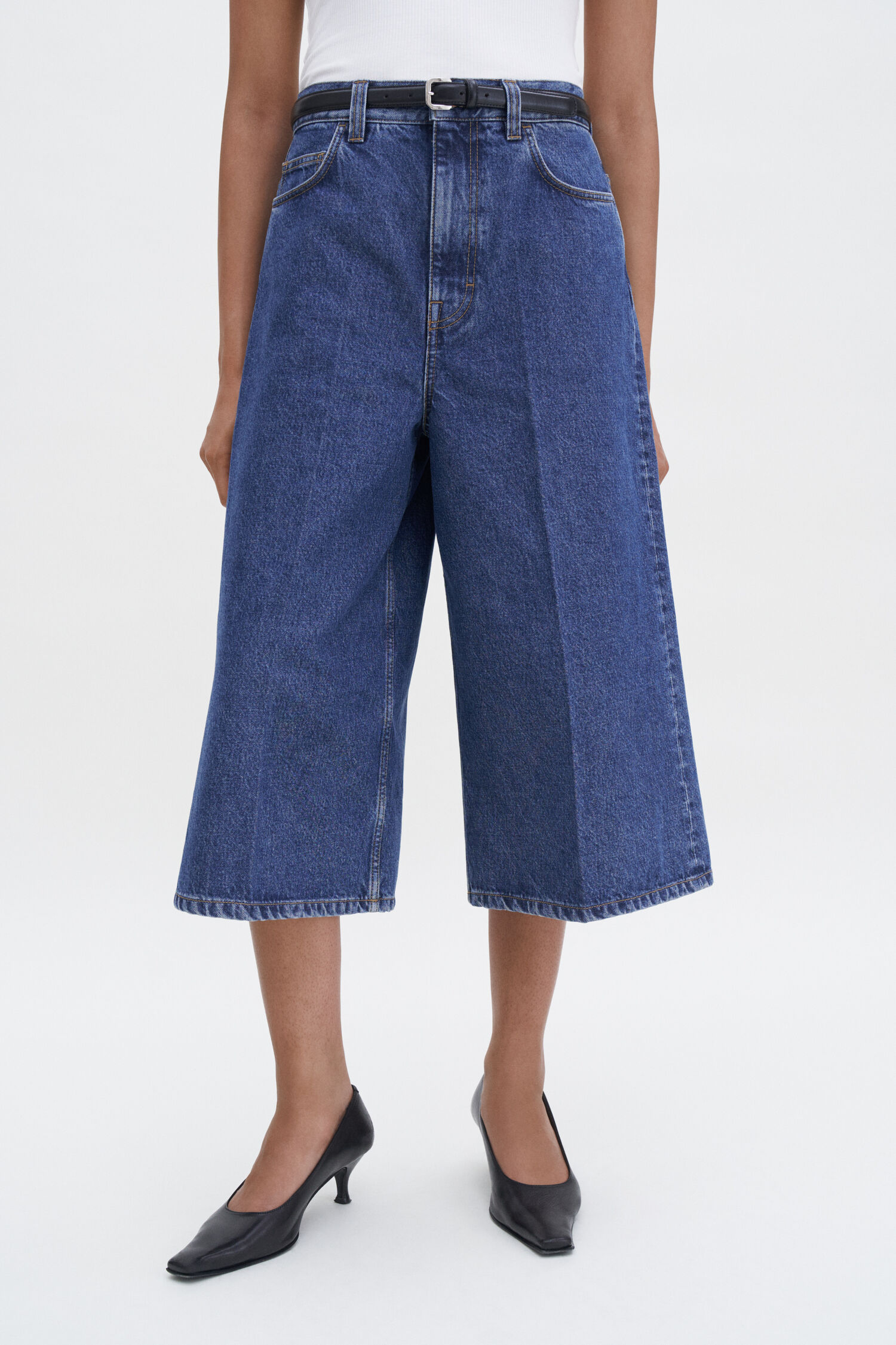Jean Work Shorts