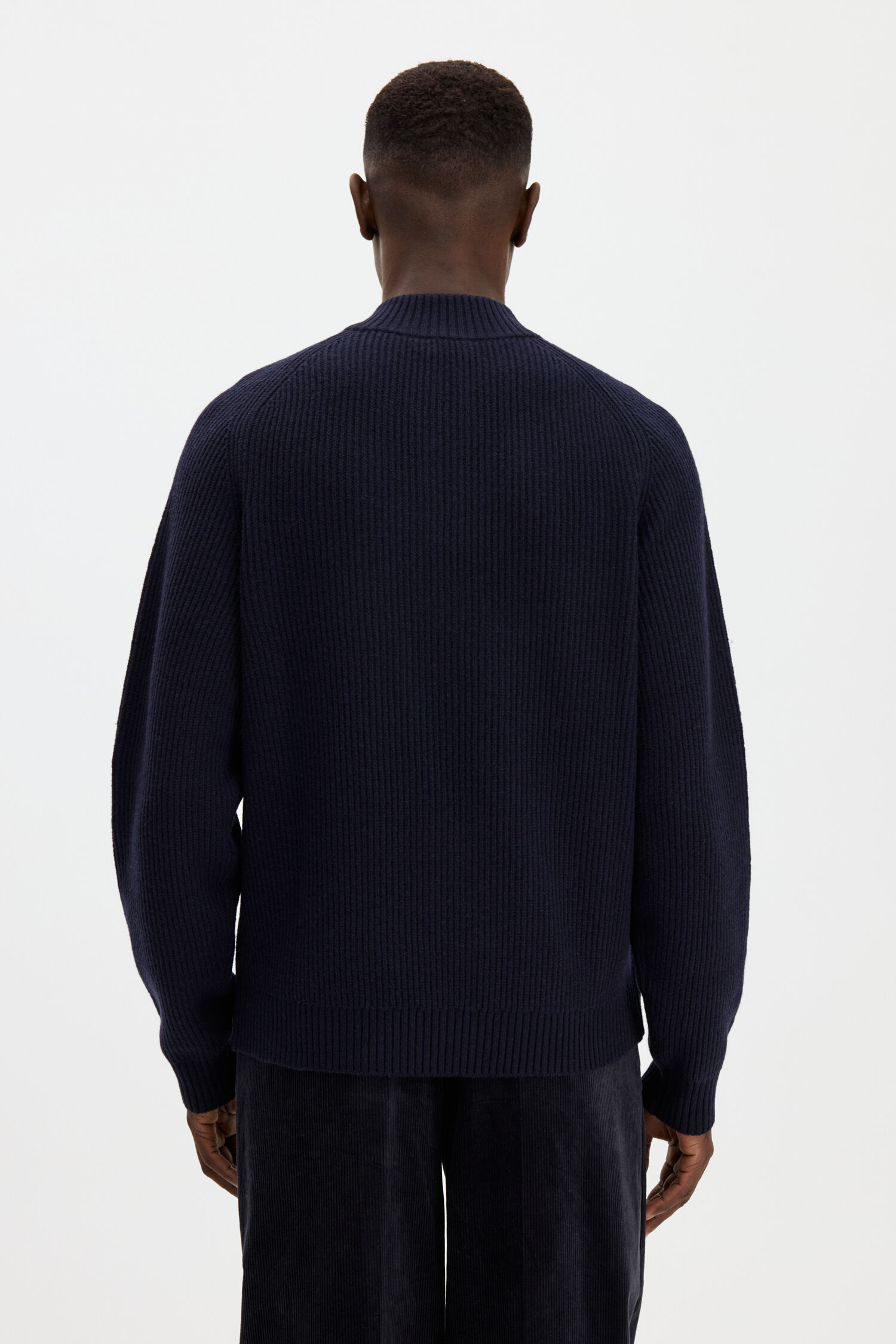 Wool Half Zip Sweater
