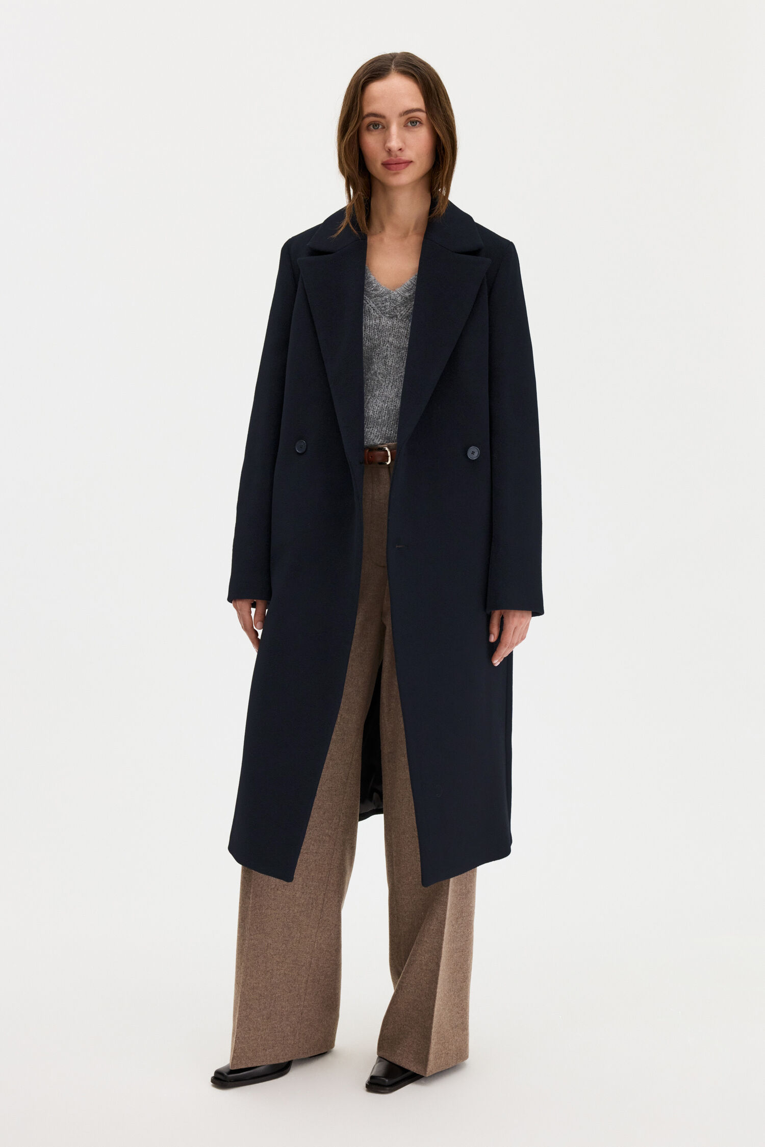 Charlotte Wool Belted Coat