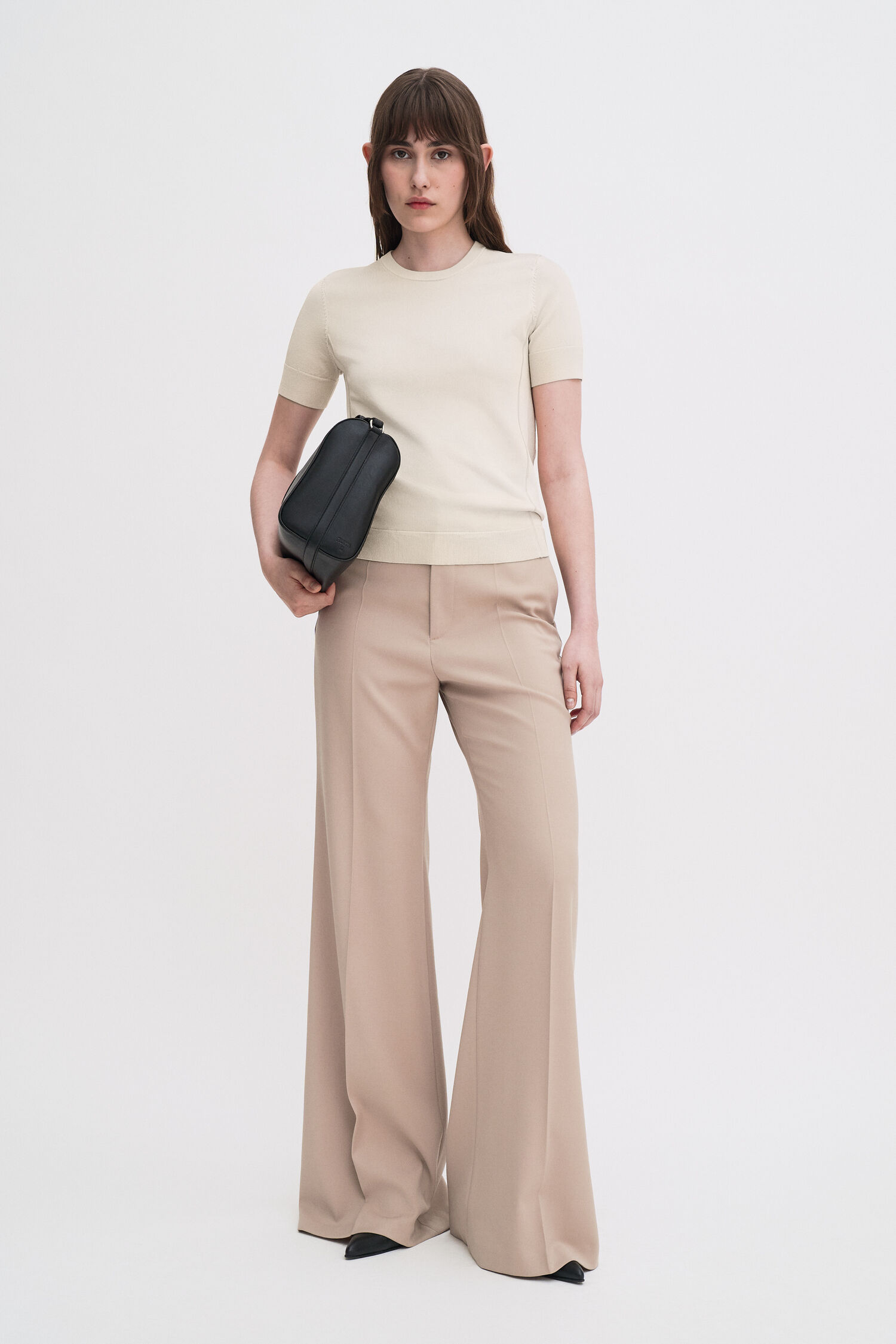 Glossy Knit Top