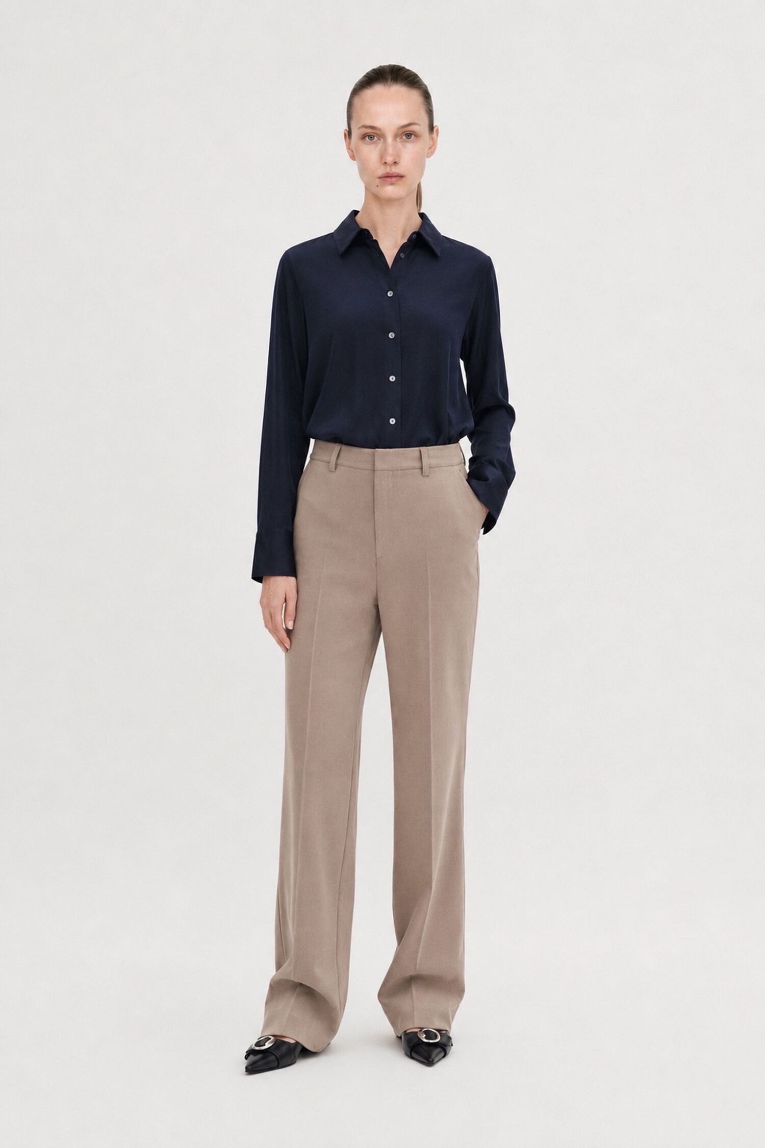 Cara Flannel Trousers