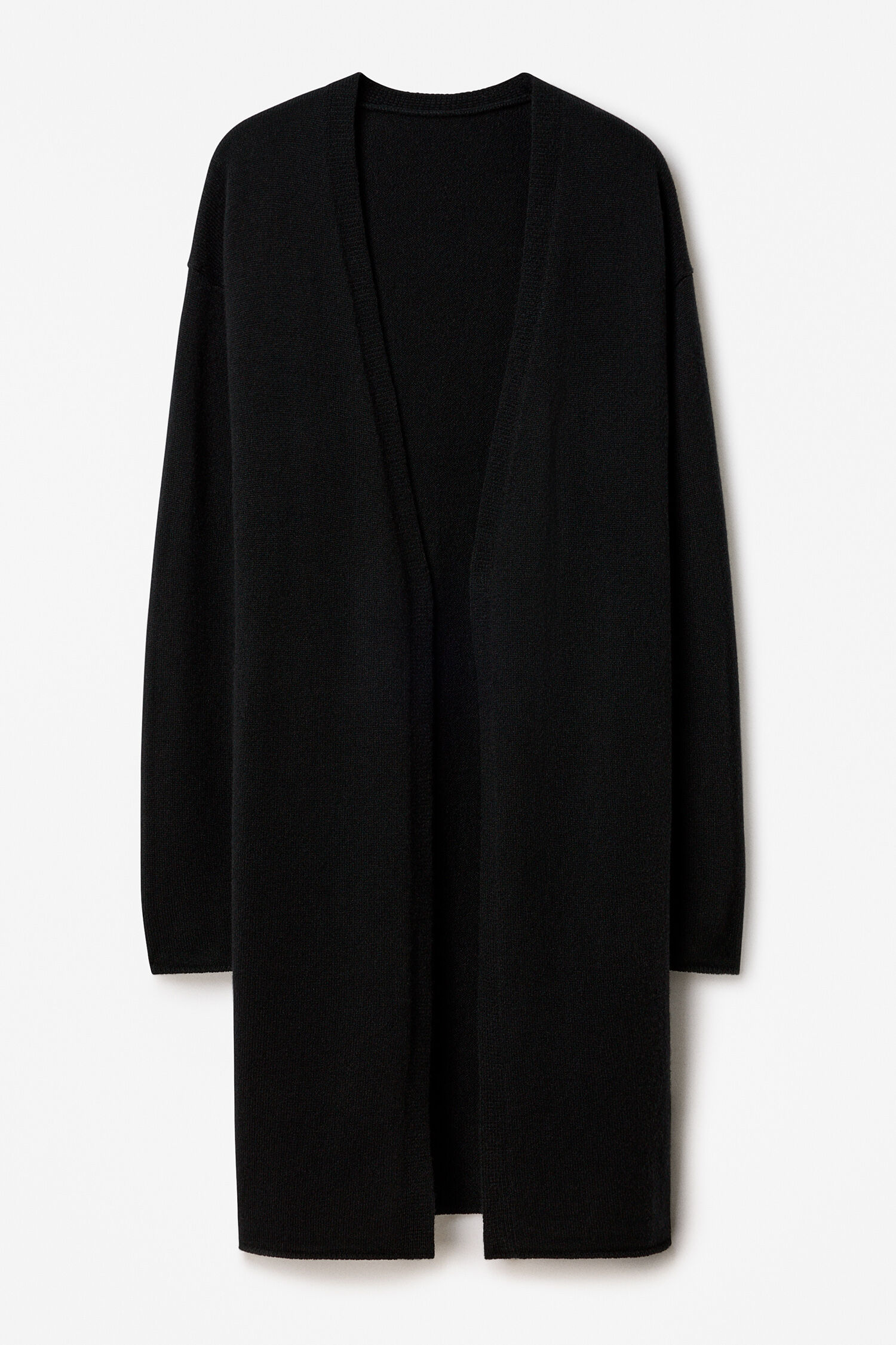 Wool Cashmere Long Cardigan