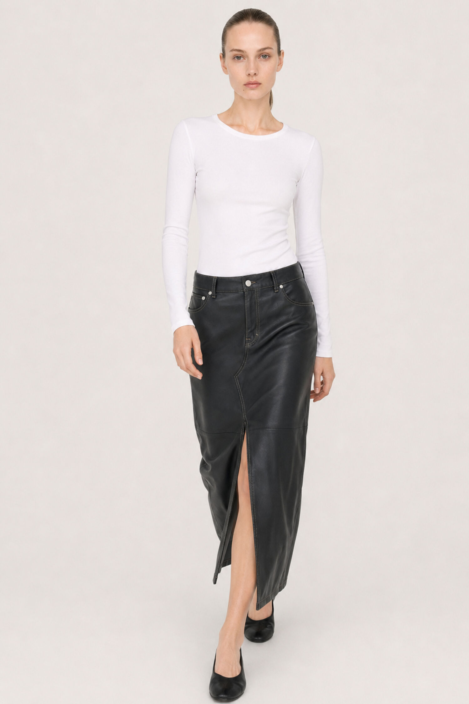 Leather Skirt
