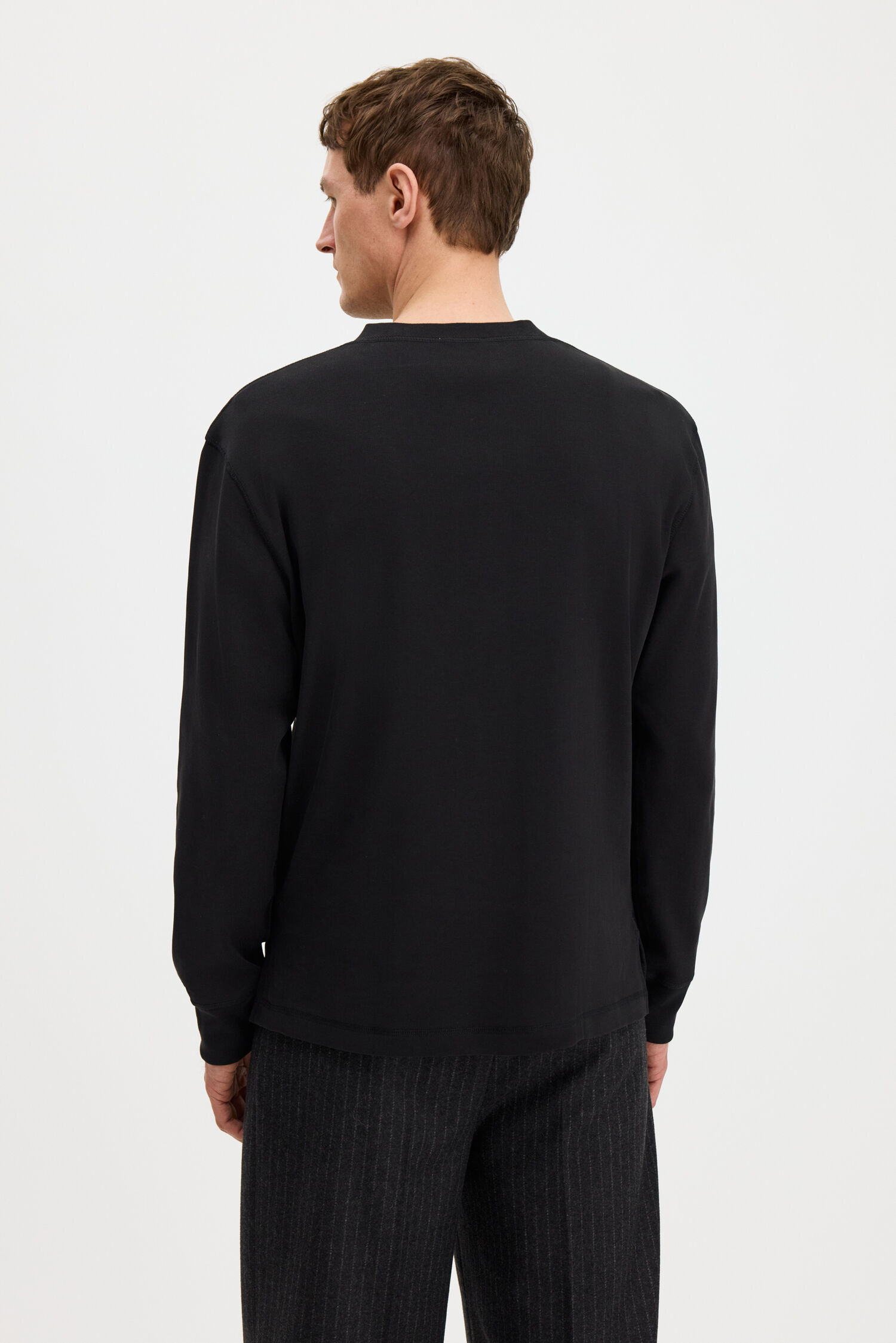Cotton Rib Henley