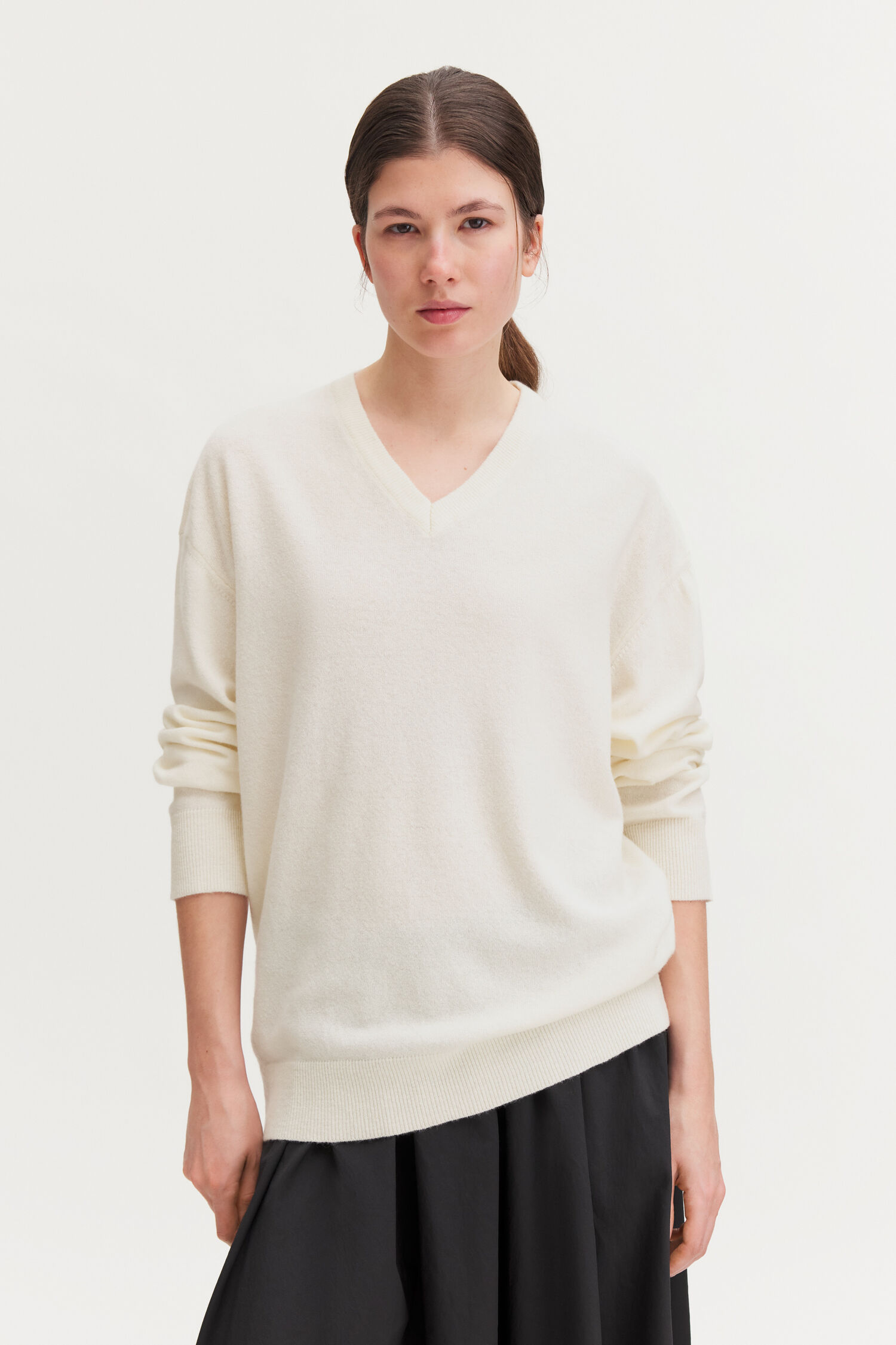 Soft Wool V-Neck Sweater