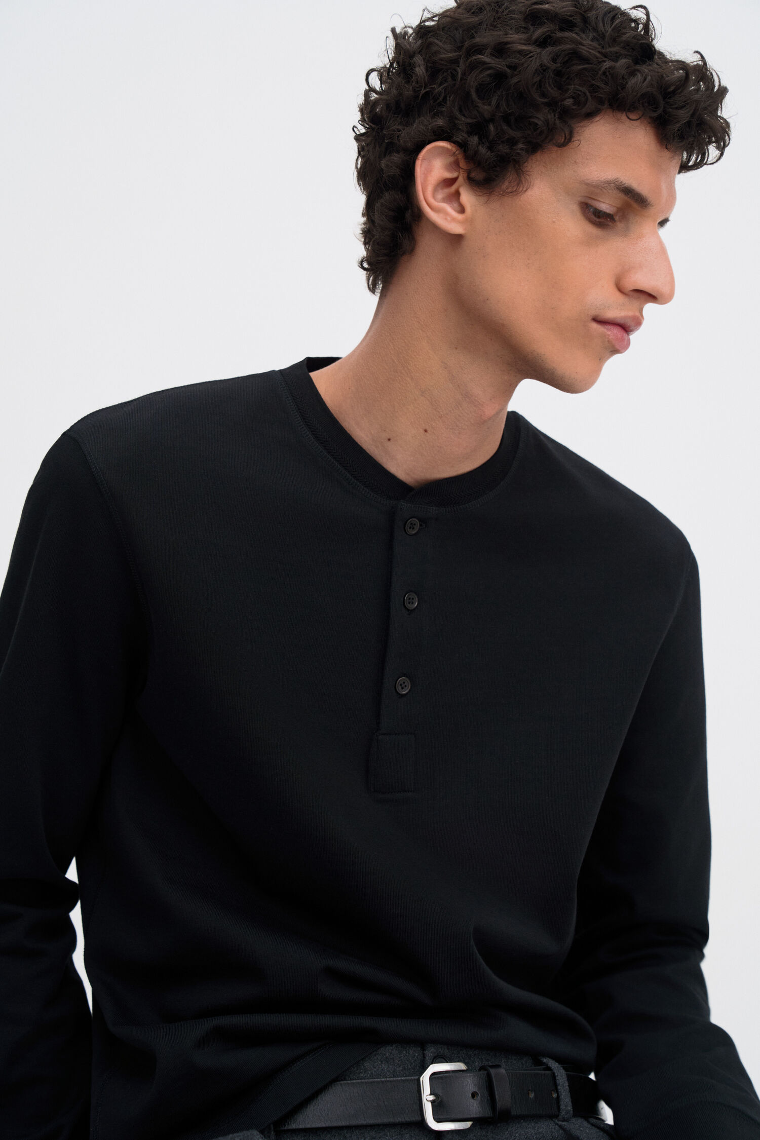 Heavy Cotton Henley