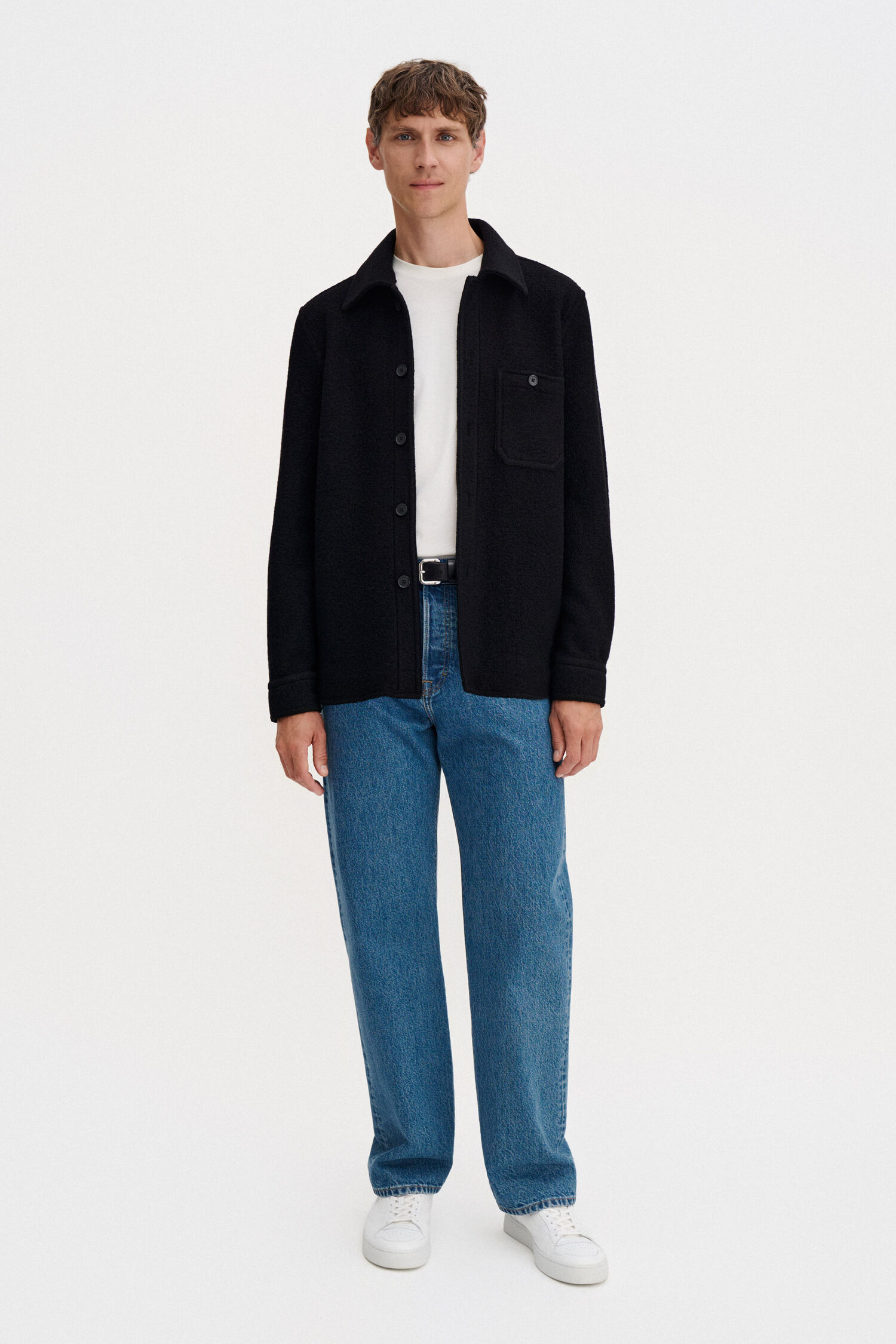 Boiled Wool Overshirt