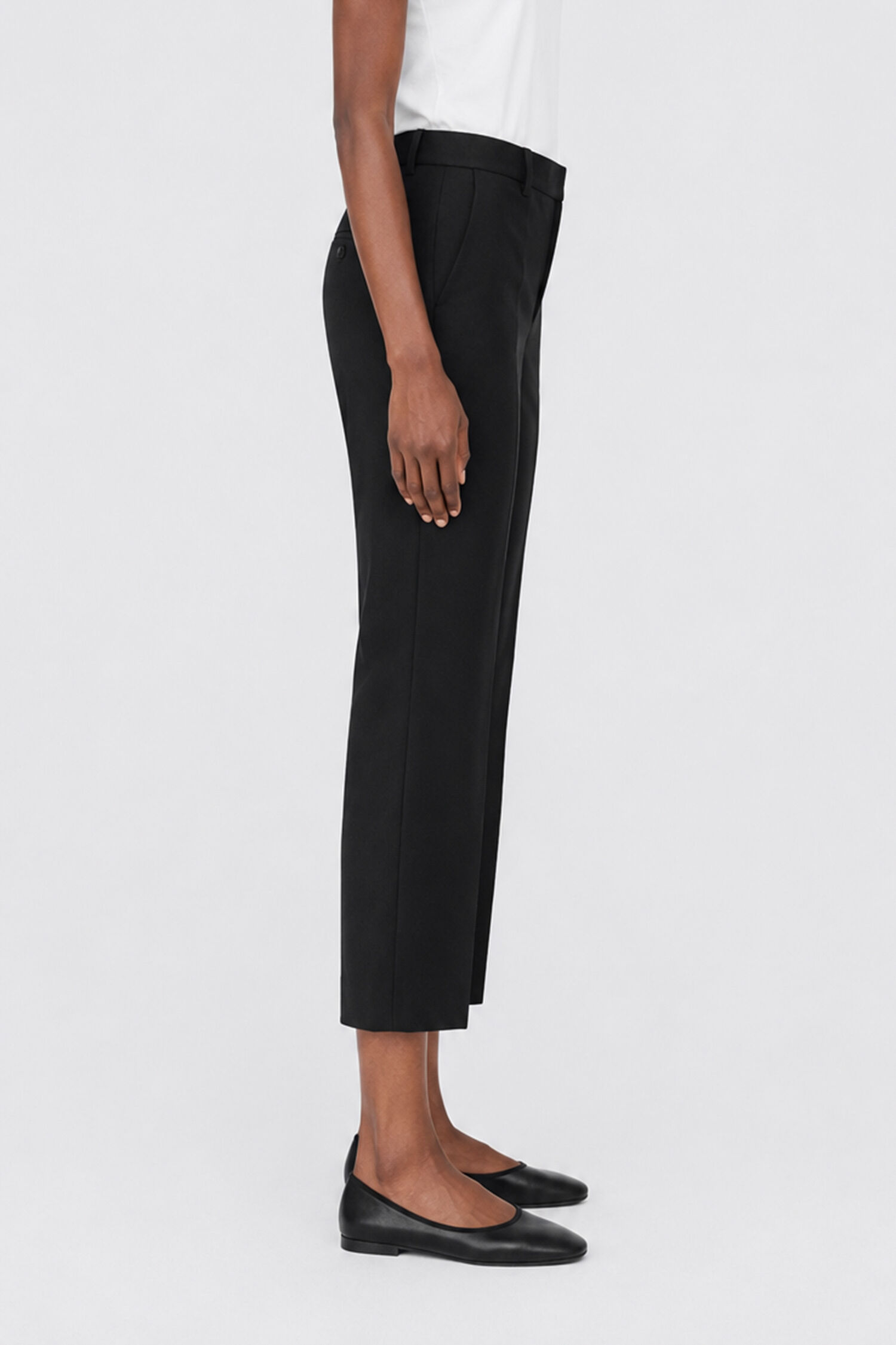 Emma Cropped Cool Wool Trouser