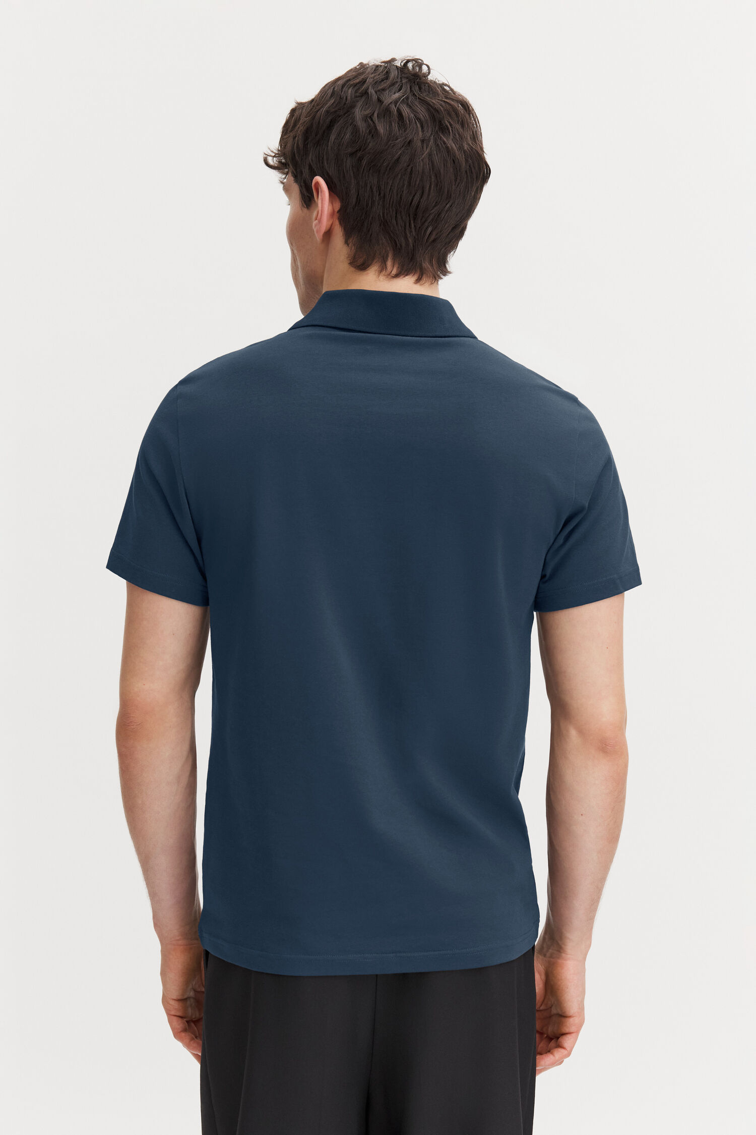 Stretch Cotton Polo T-Shirt