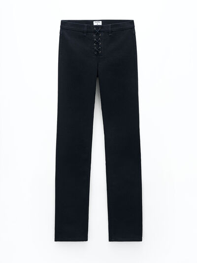 Lace Front Jeans
