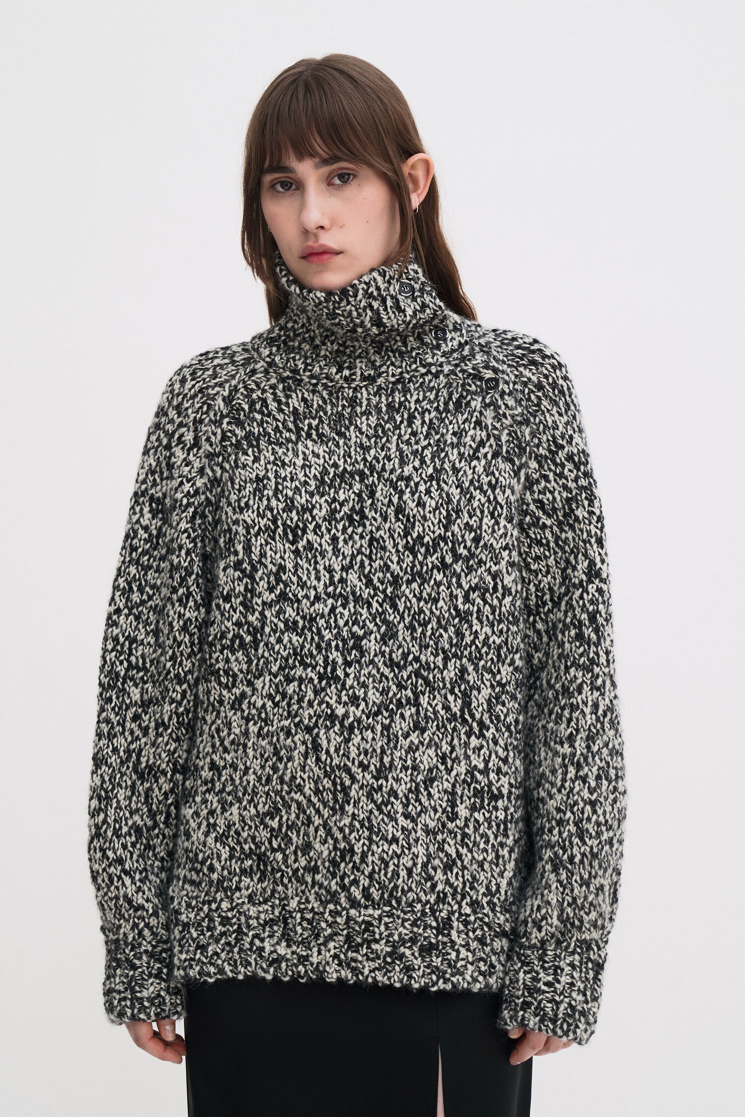 Wool Alpaca Moulin&eacute; Sweater