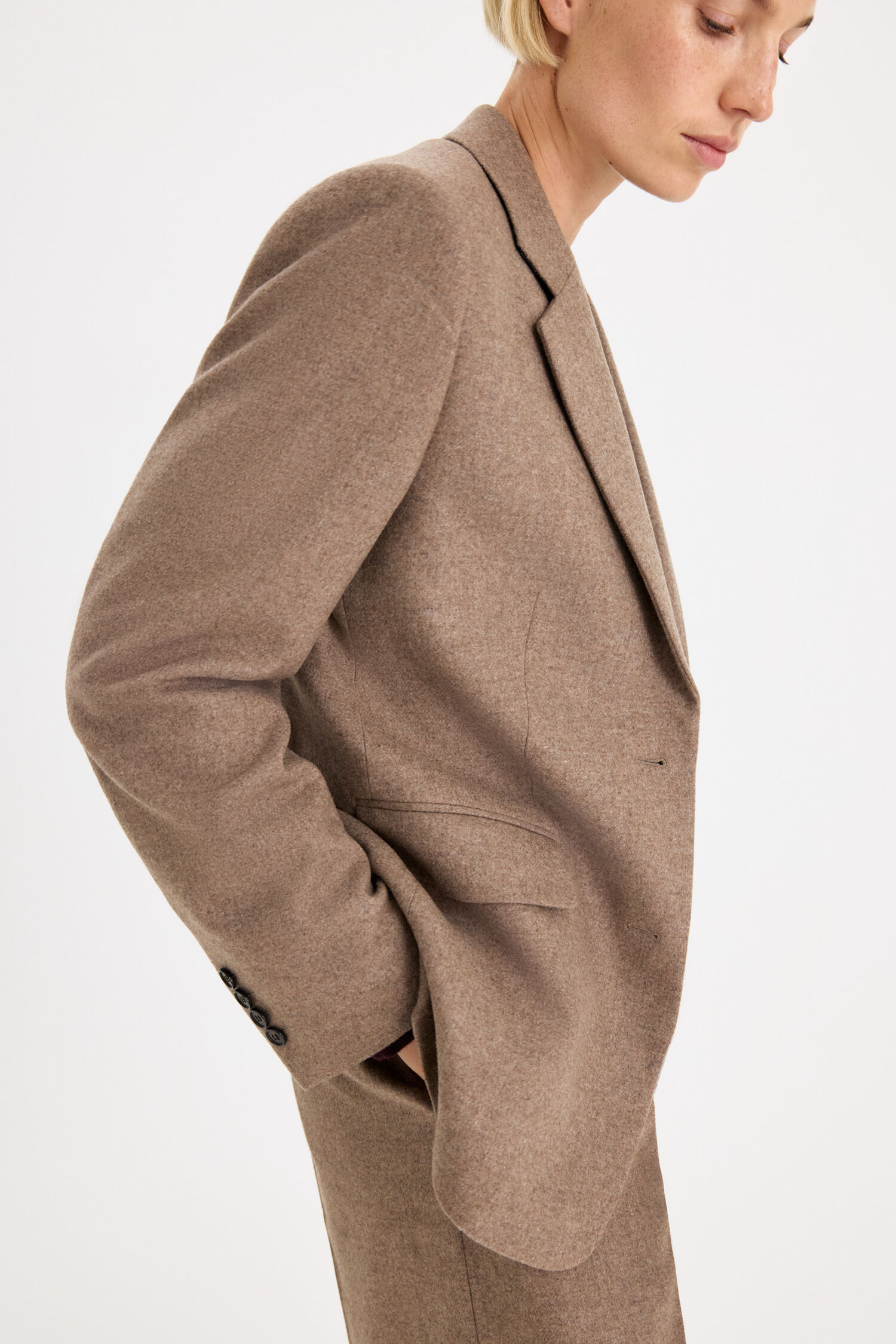 Delilah Flannel Blazer