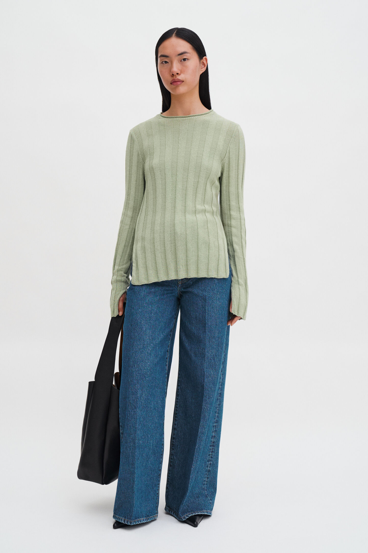 Linen Rib Sweater