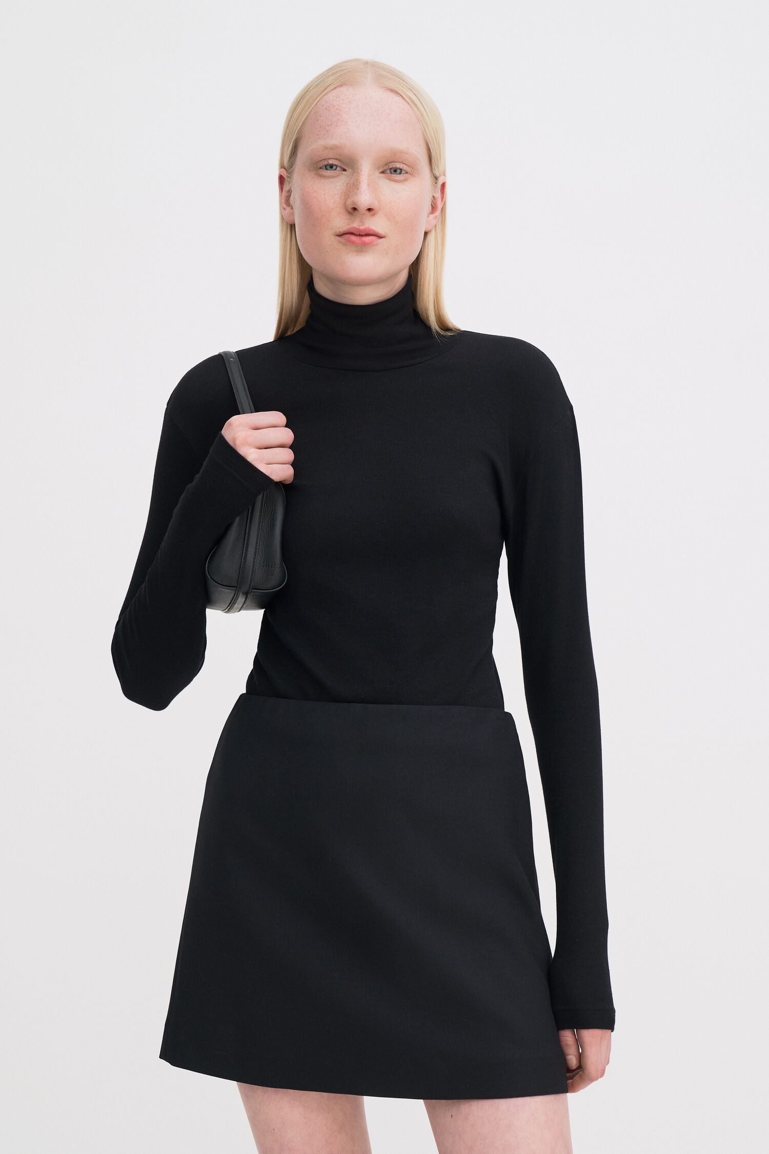 Wool Mini Skirt