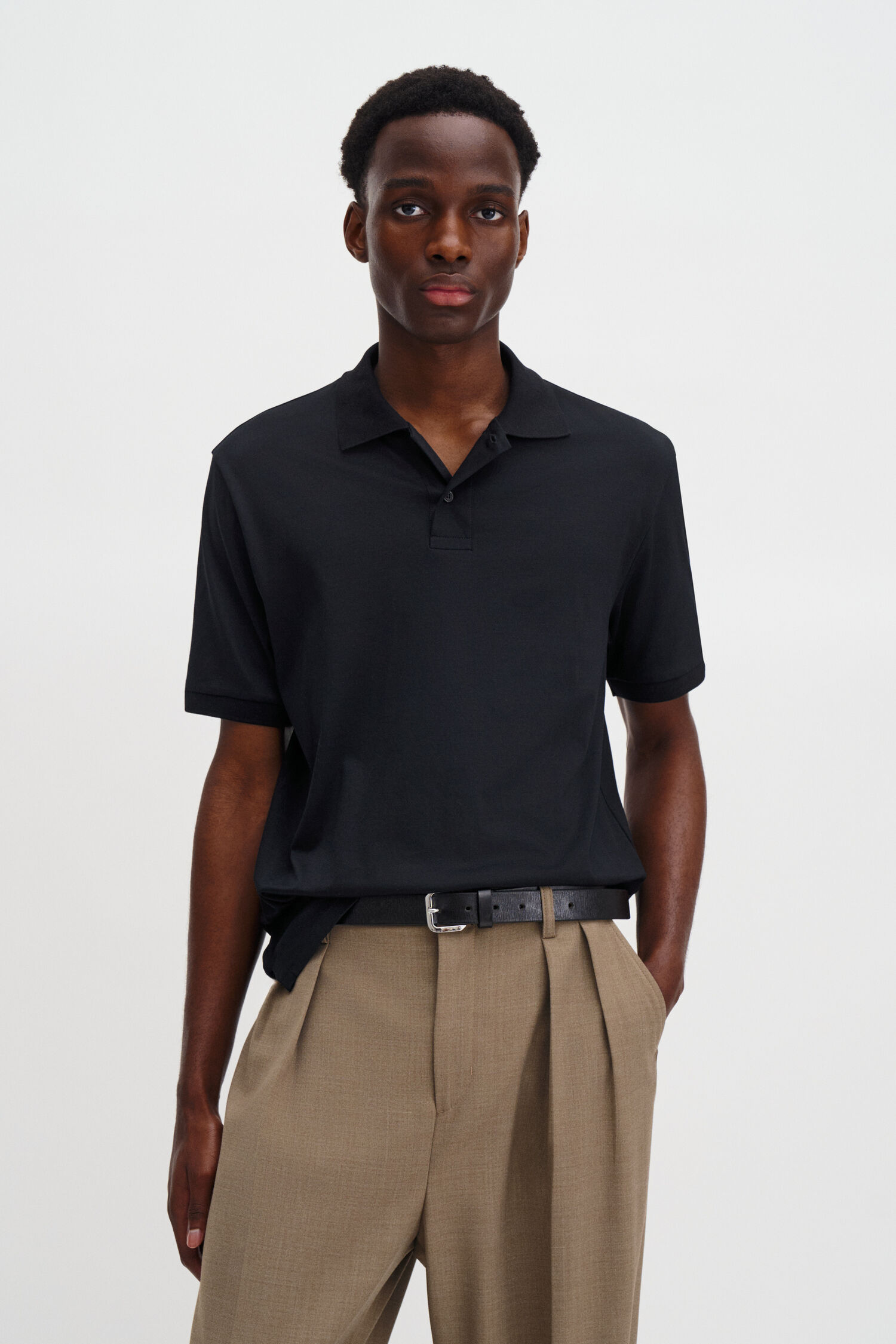 Technical Cotton Polo Shirt
