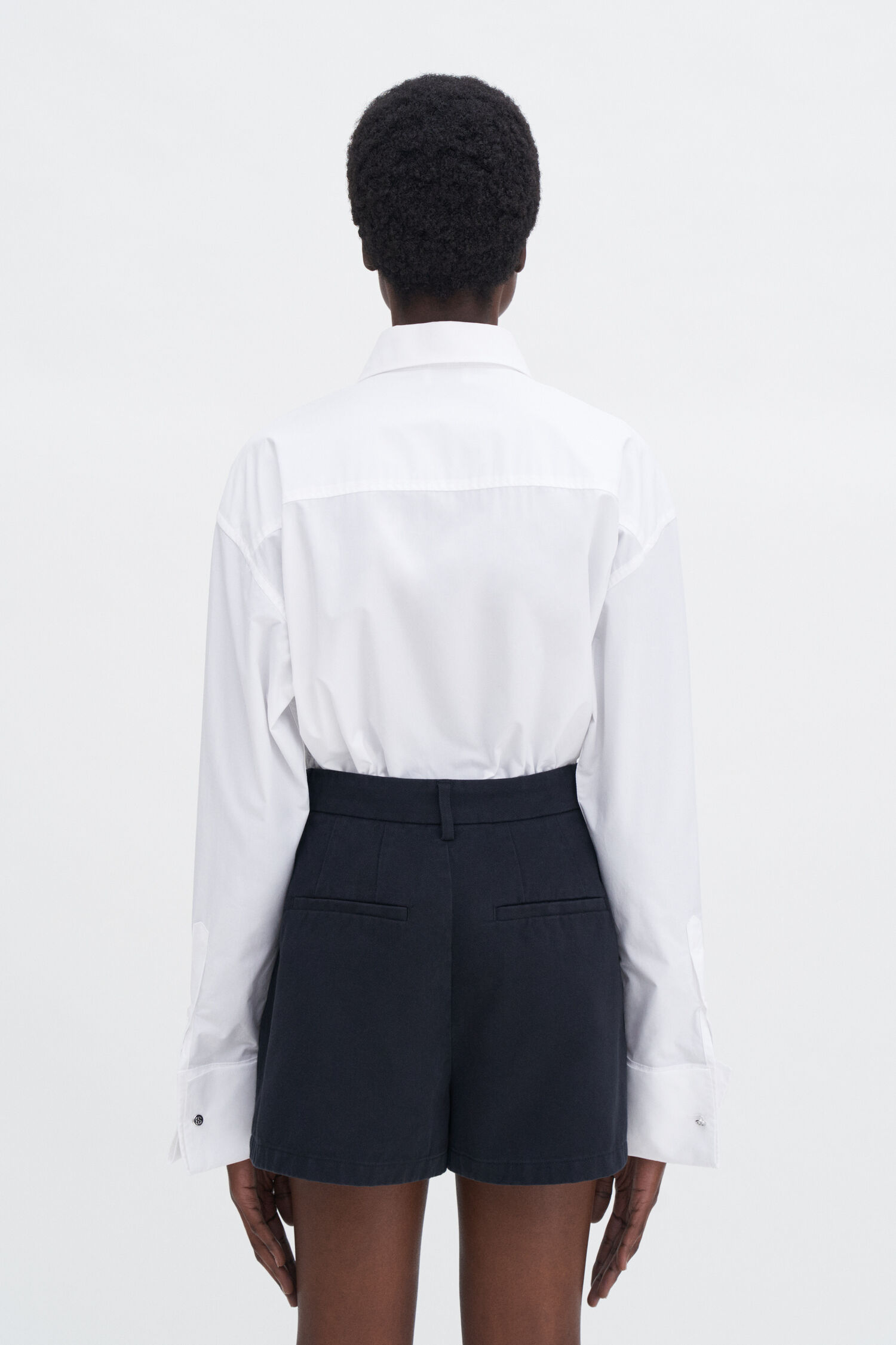 High Waist Cotton Shorts