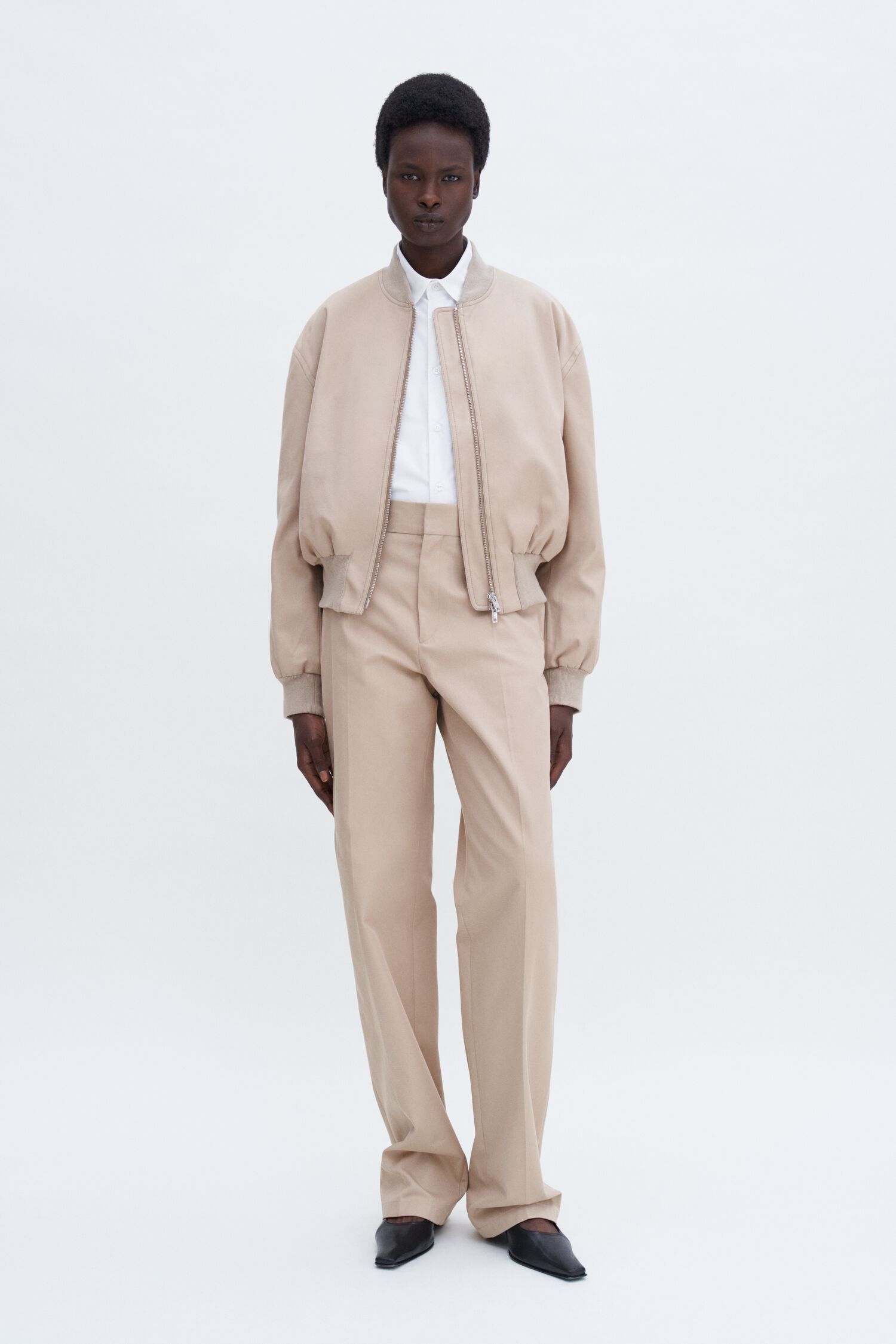 Cotton Blouson Jacket