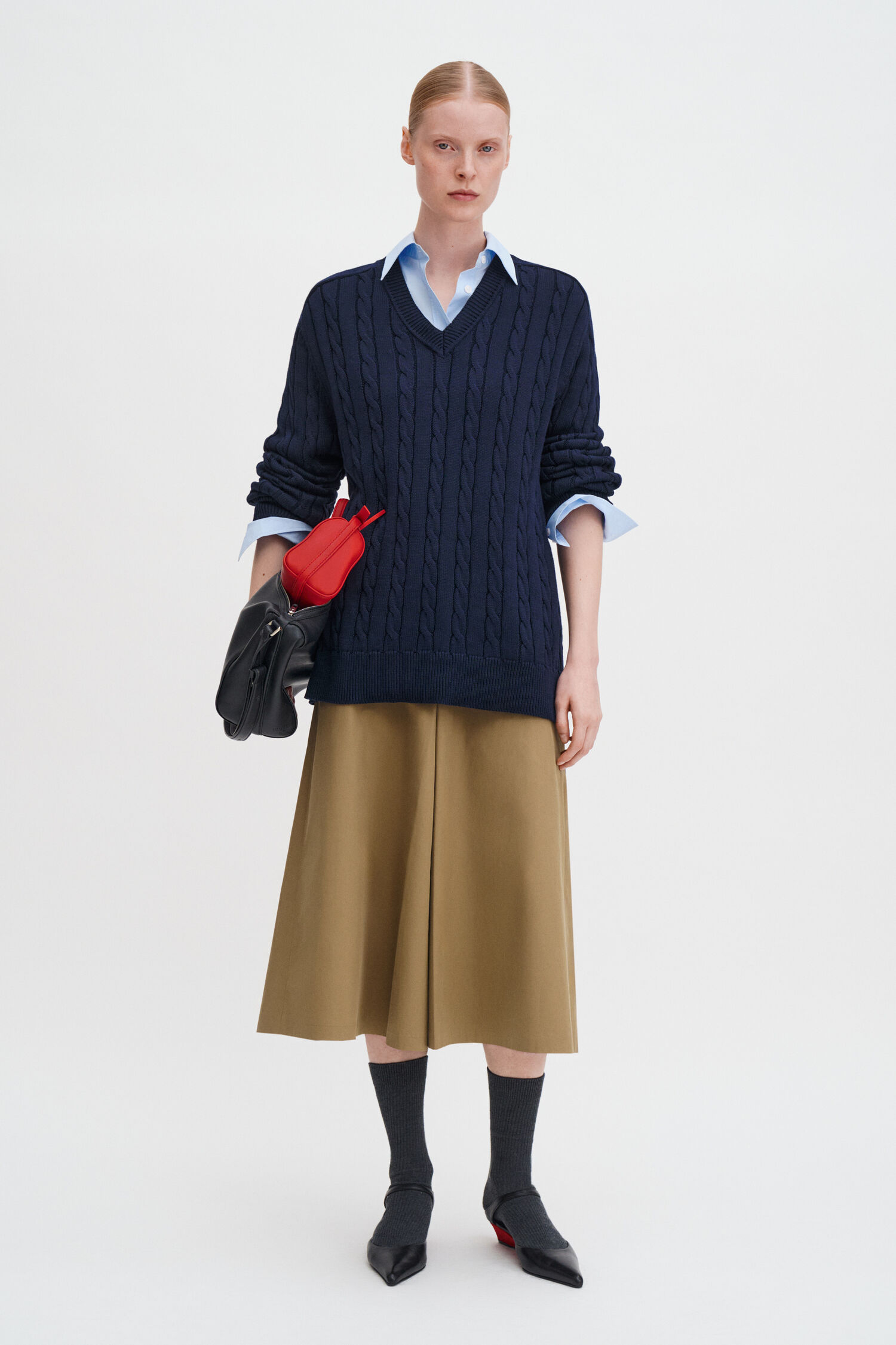 Box Pleat Skirt