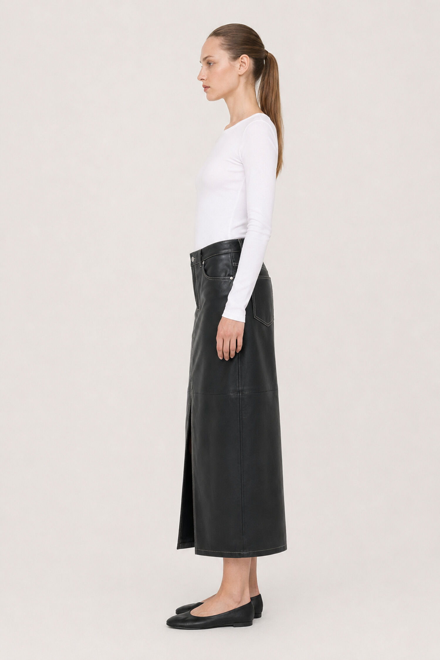 Leather Skirt