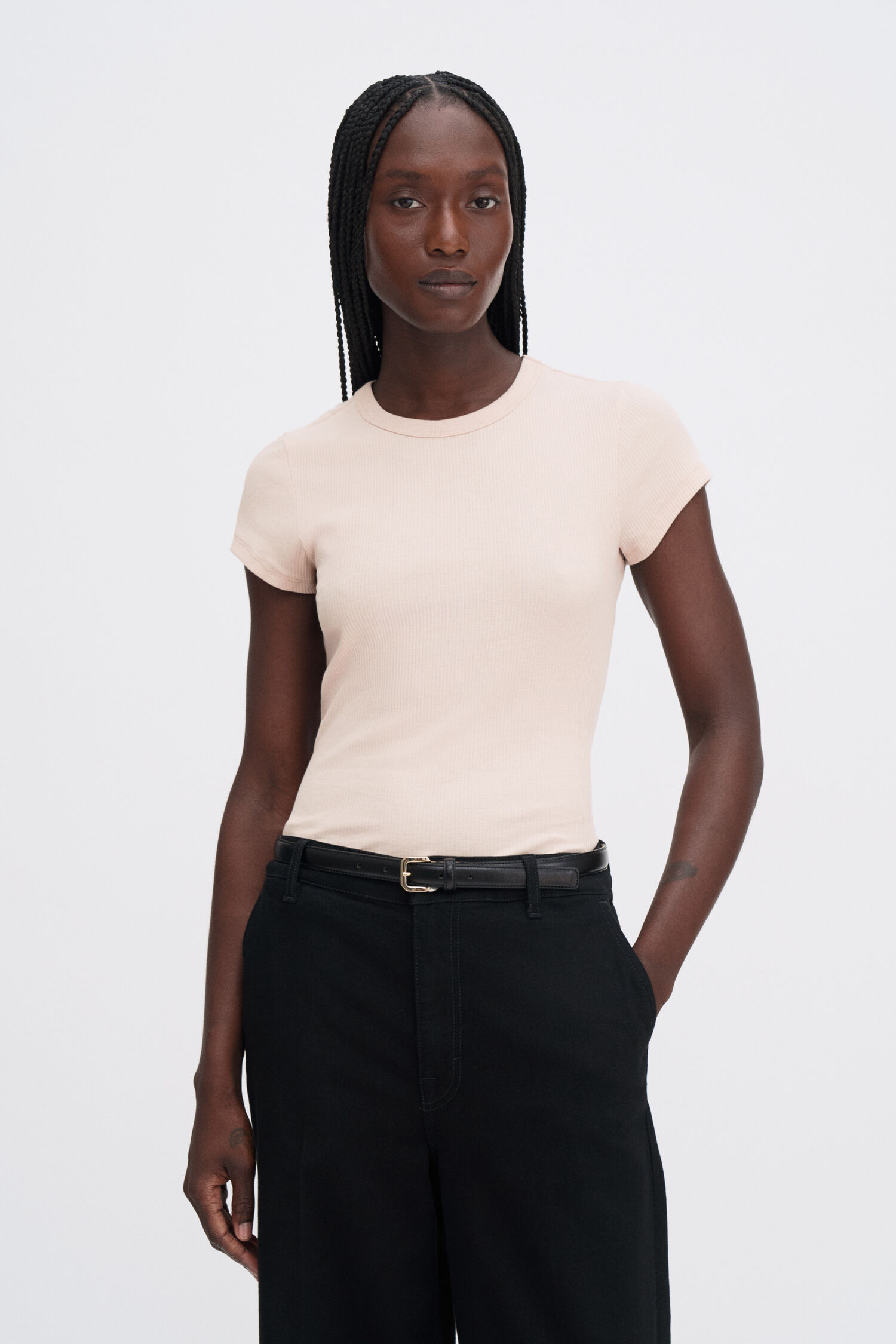 Fine Rib Tee