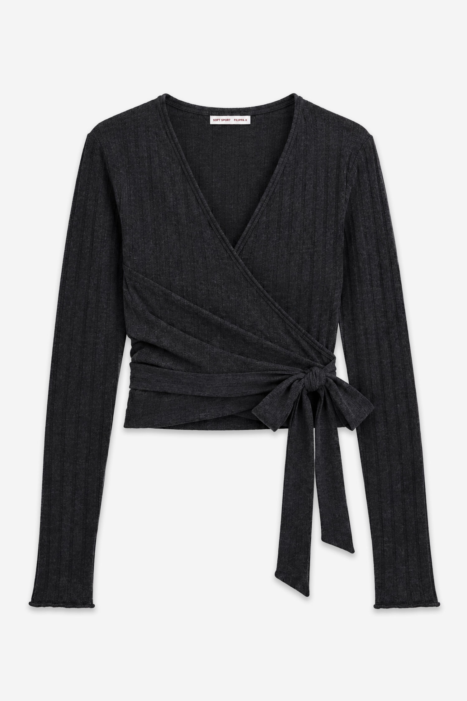 Knit Wrap Top