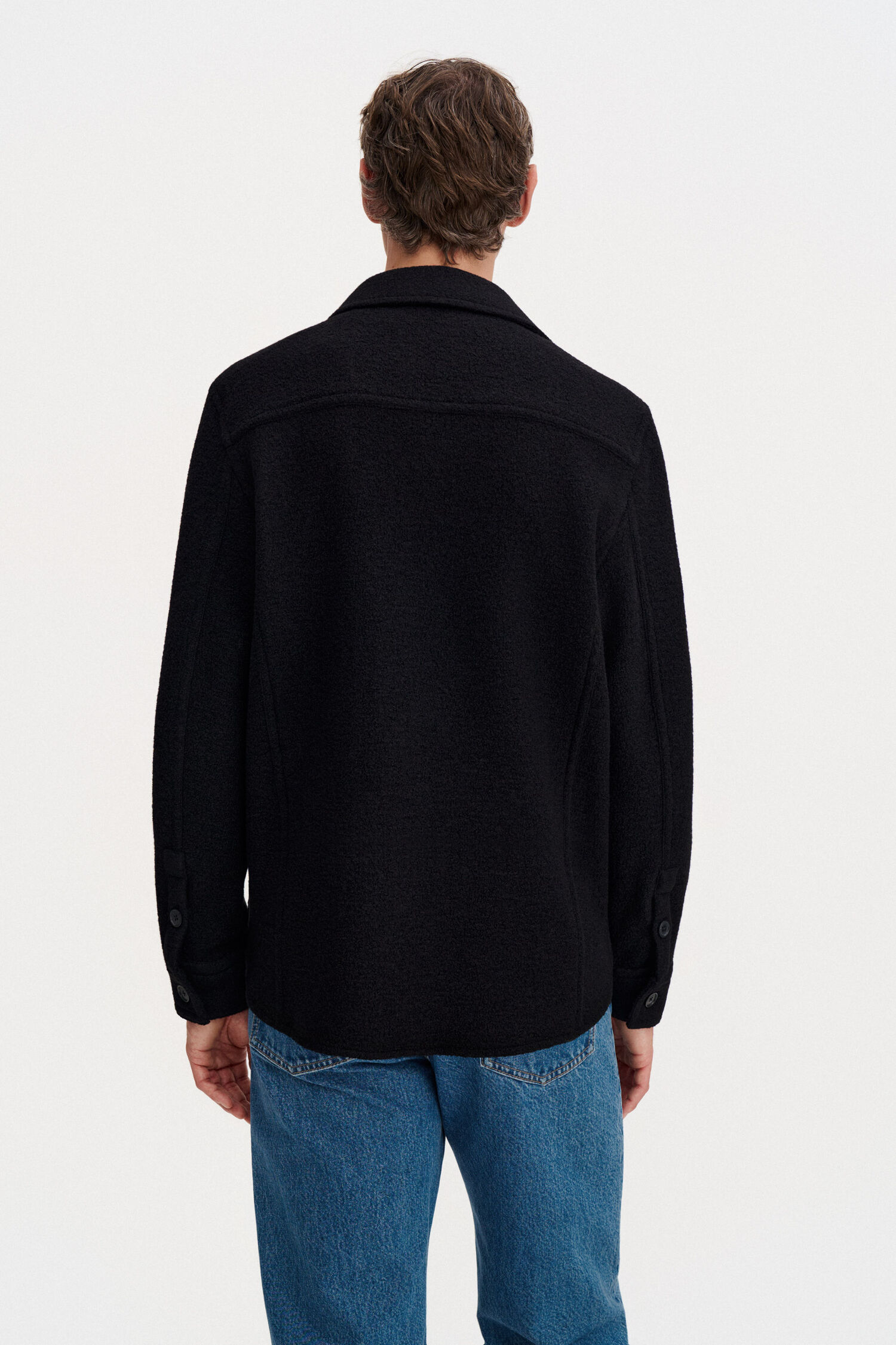 Boiled Wool Overshirt