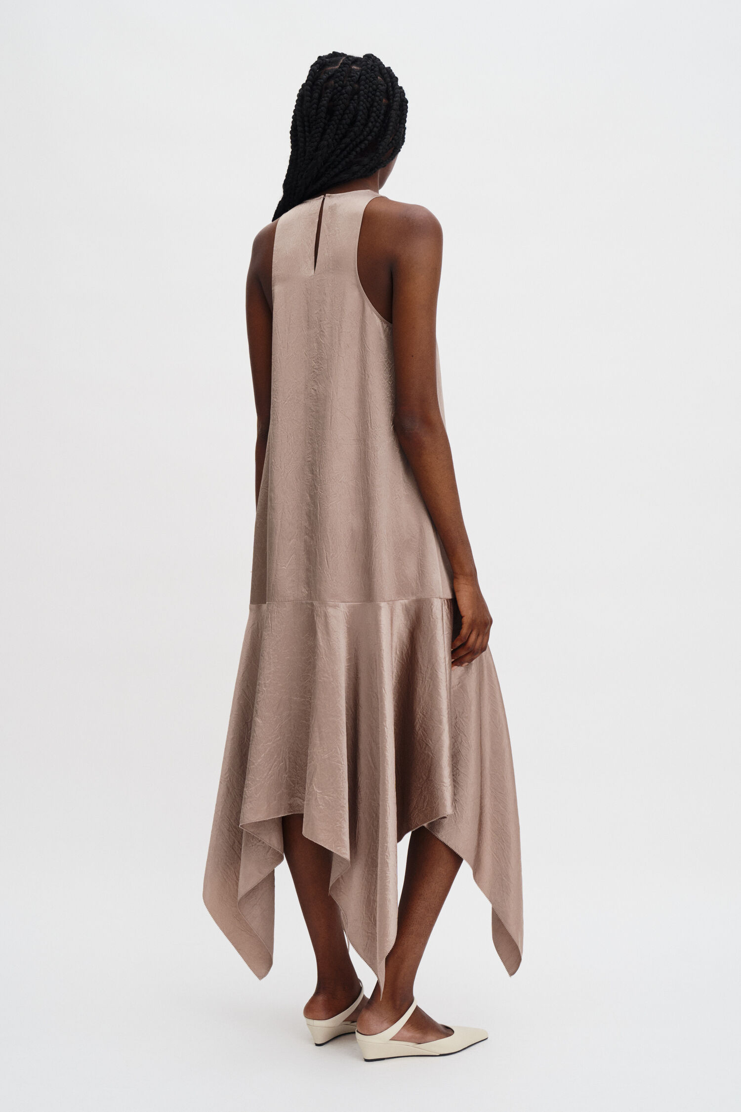 Scarf Hem Dress