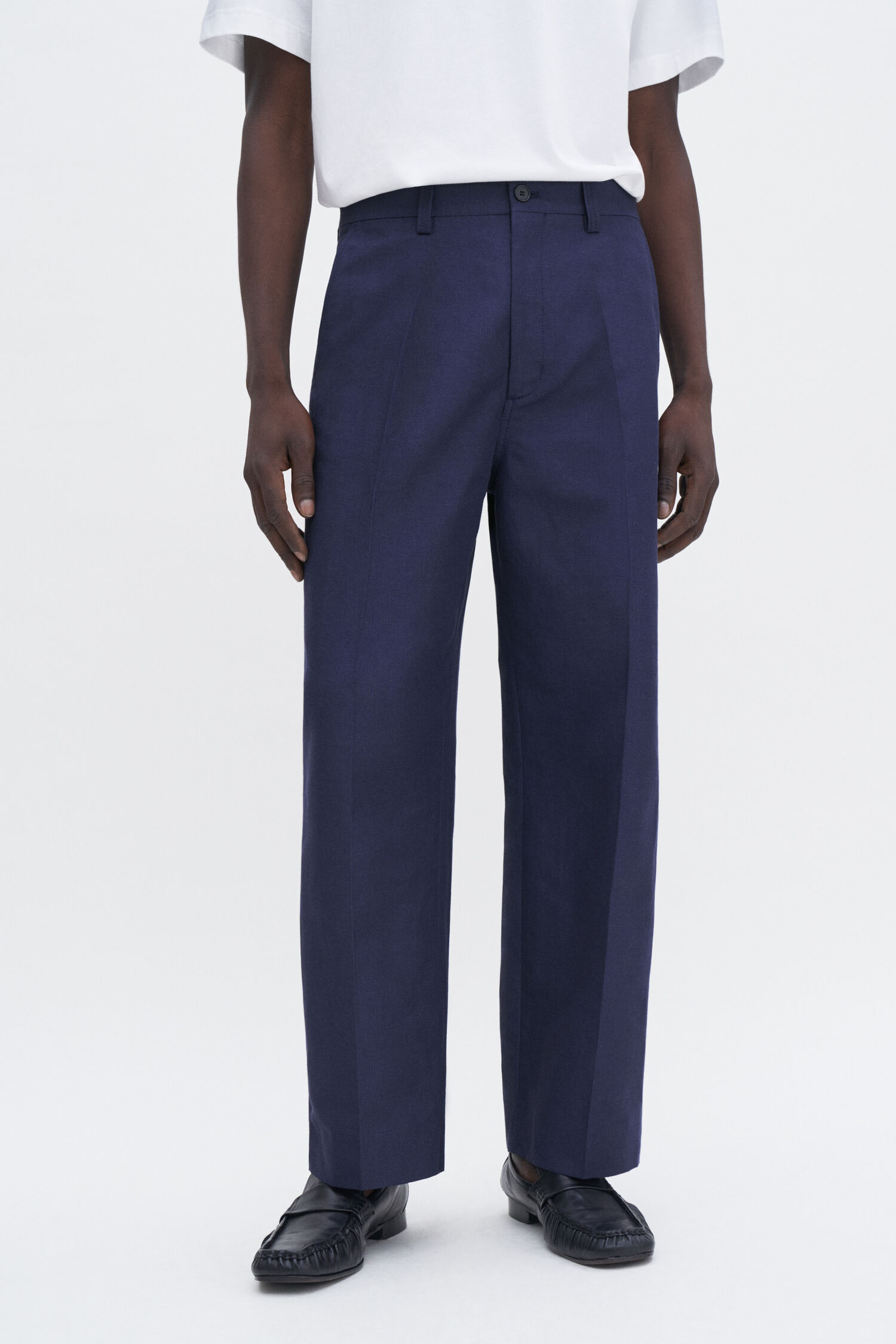 Oversized Cropped Work Trouser