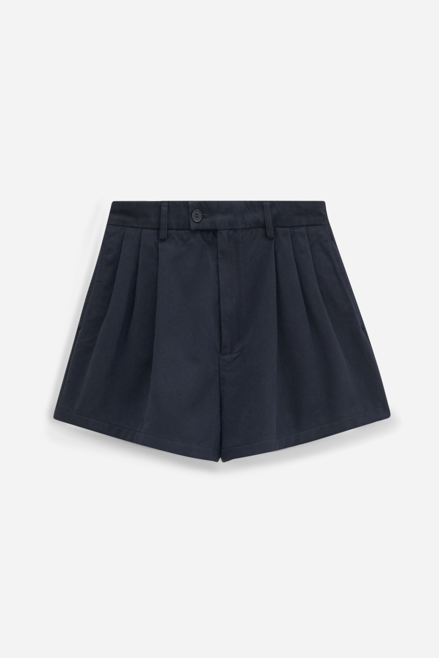 High Waist Cotton Shorts