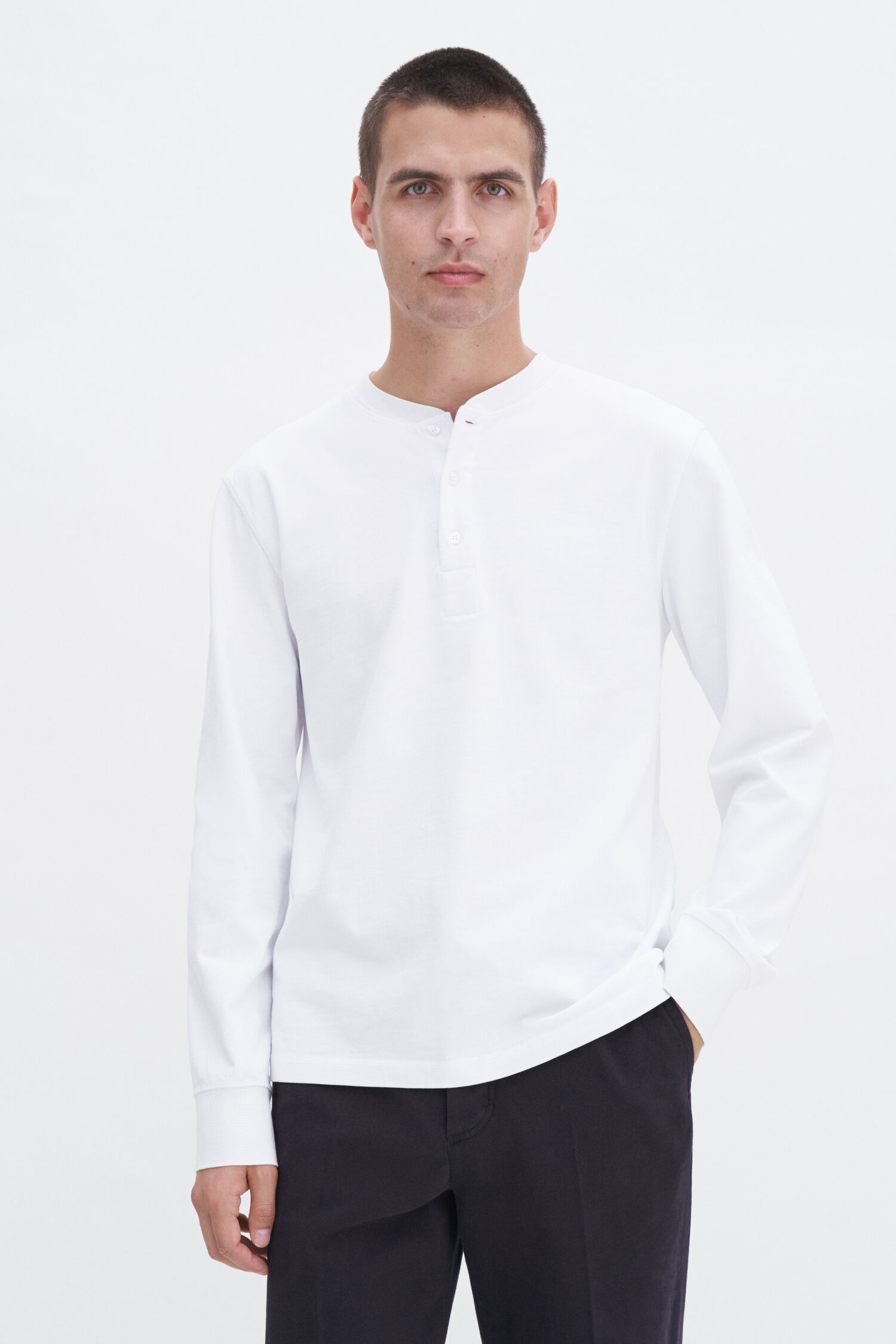 Heavy Cotton Henley