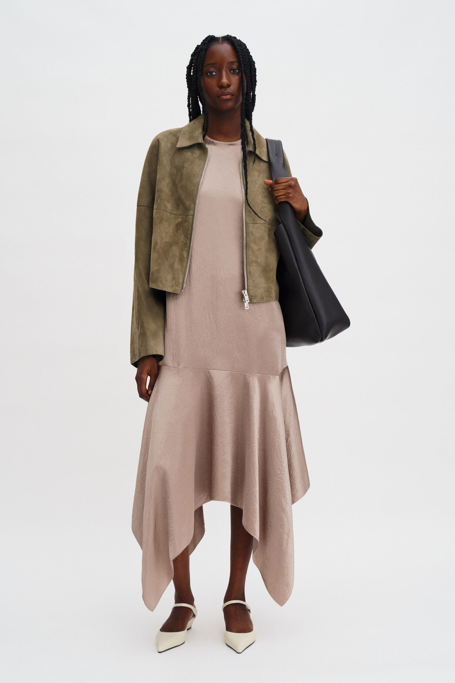 Scarf Hem Dress
