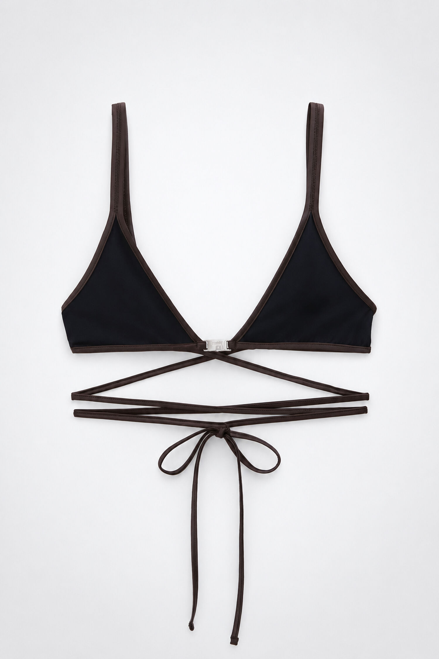 Contrast Triangle Swim Top