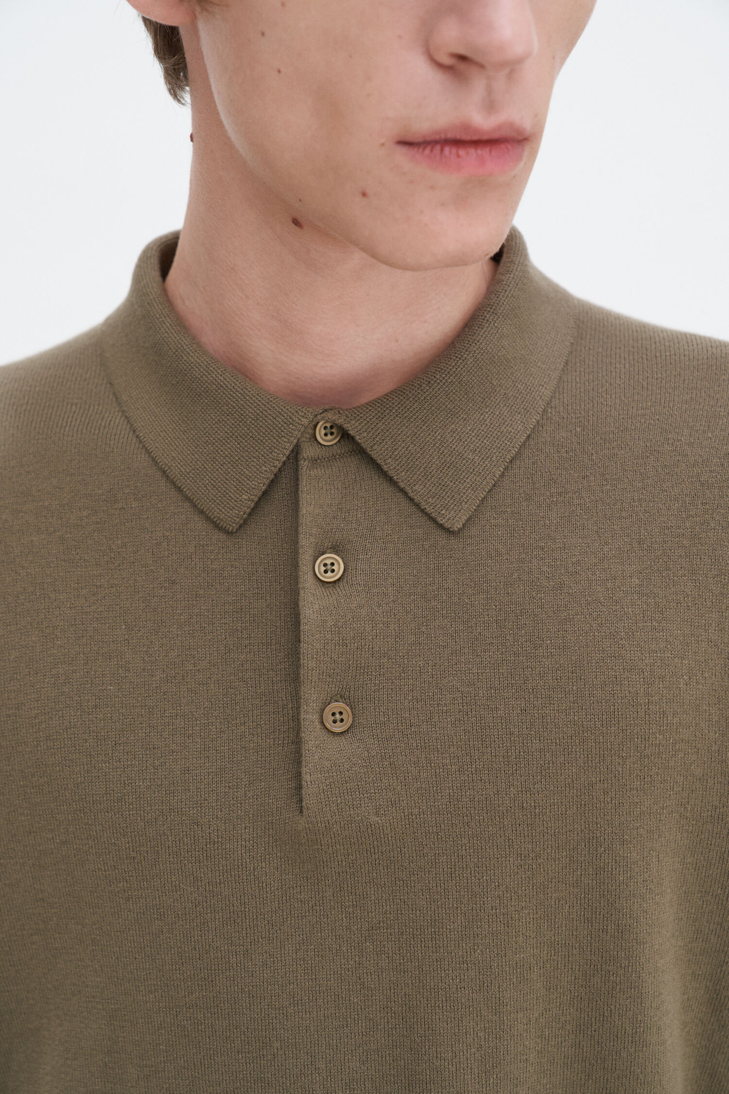 Knitted Polo Shirt