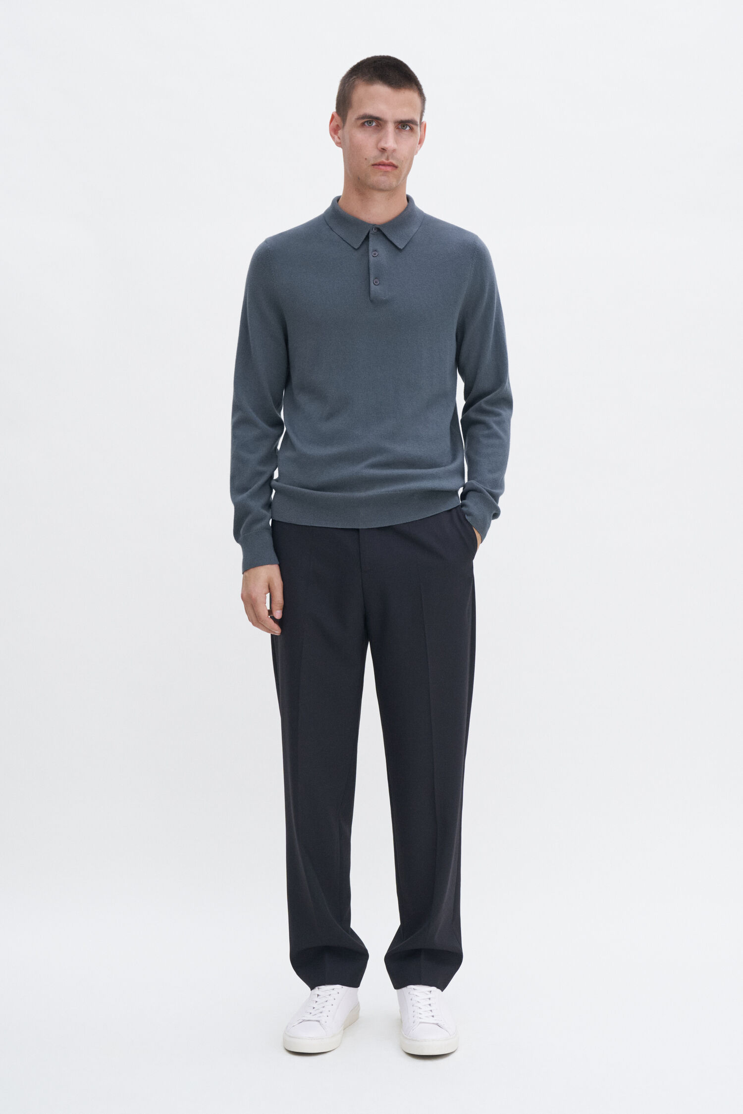 Knitted Polo Shirt