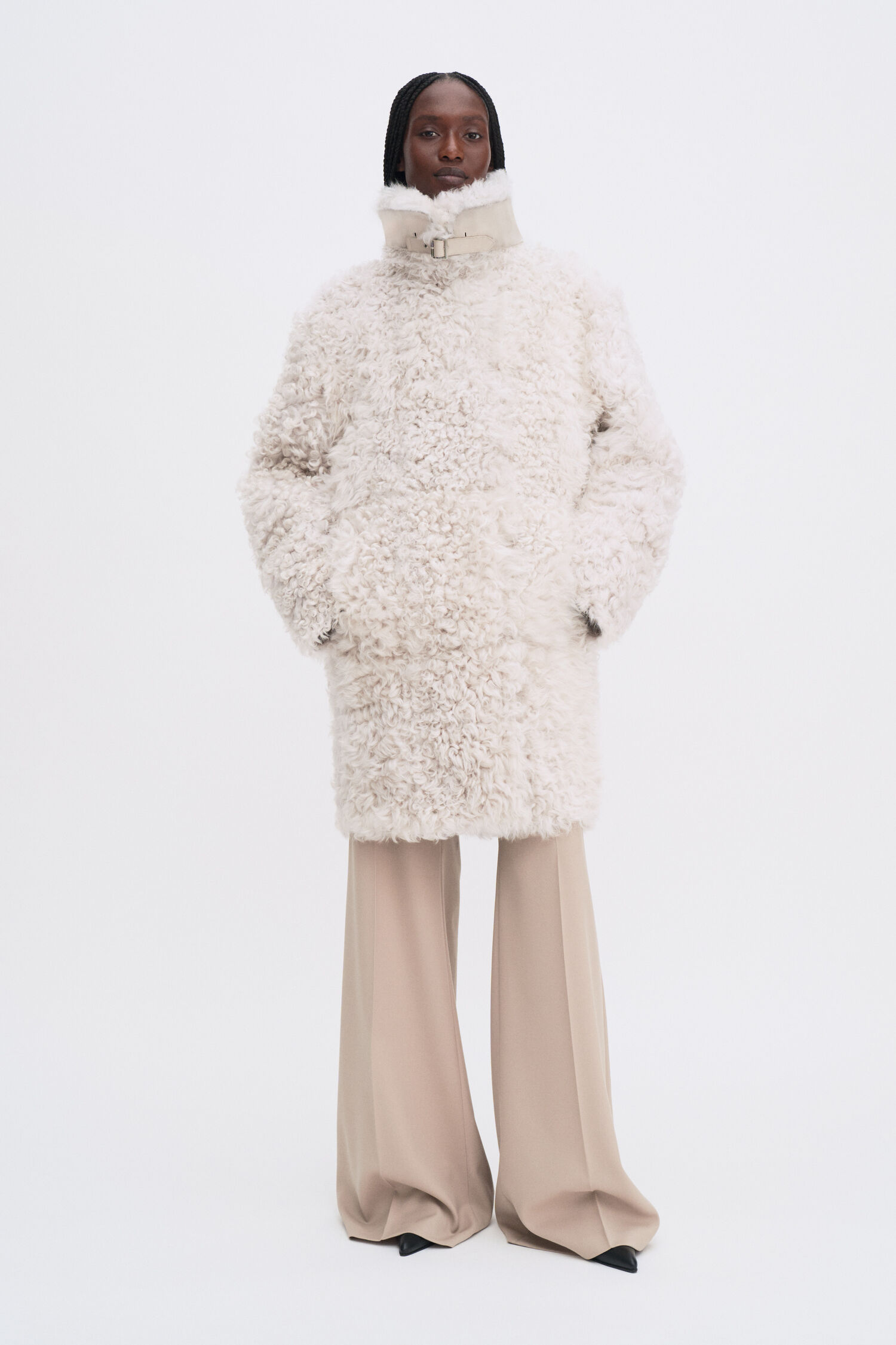 Reversible Shearling Coat