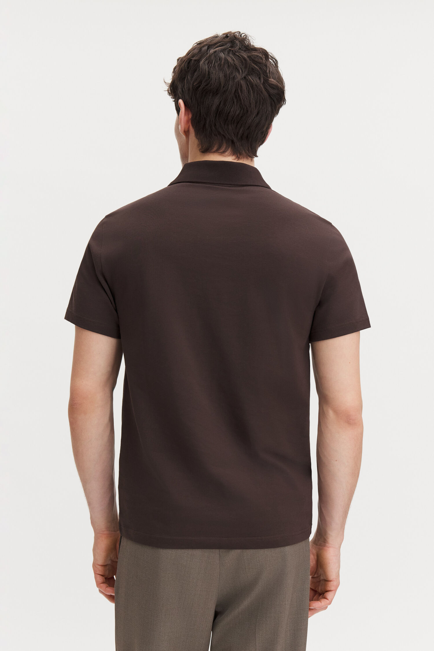 Stretch Cotton Polo T-Shirt