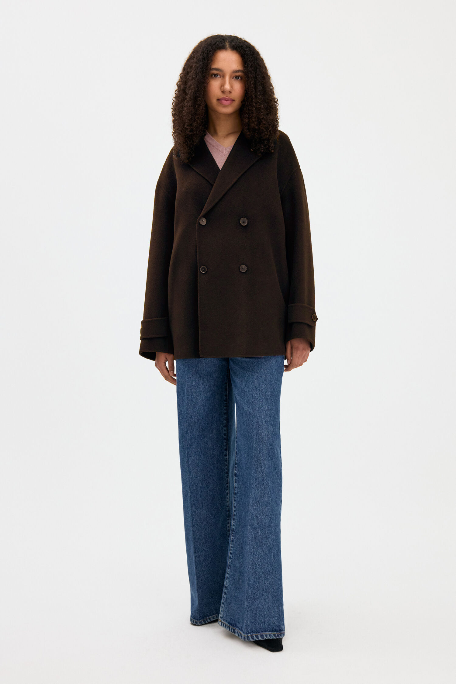 Audrey Wool Doubl&eacute; Jacket