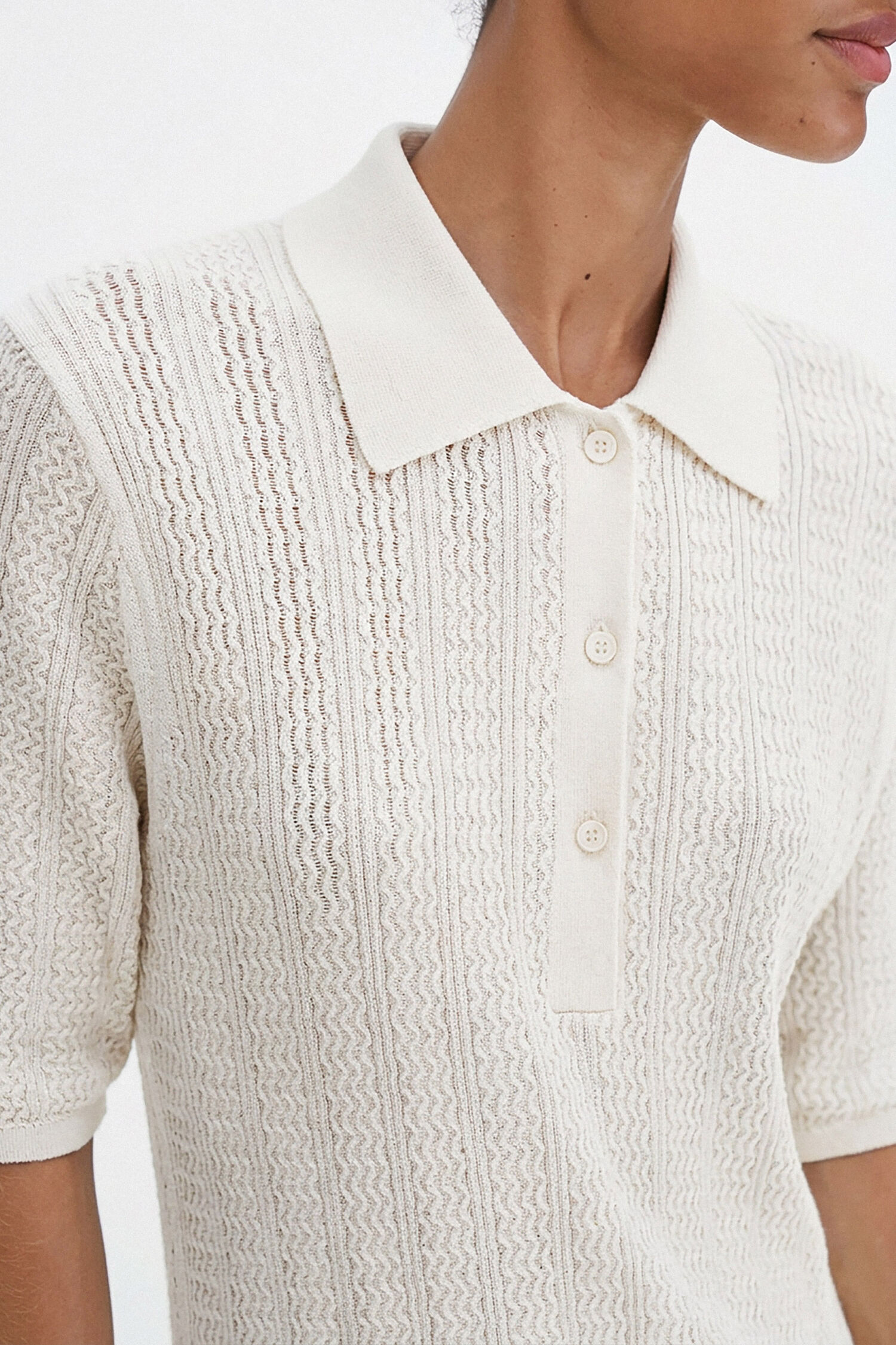 Mesh Knit Dress