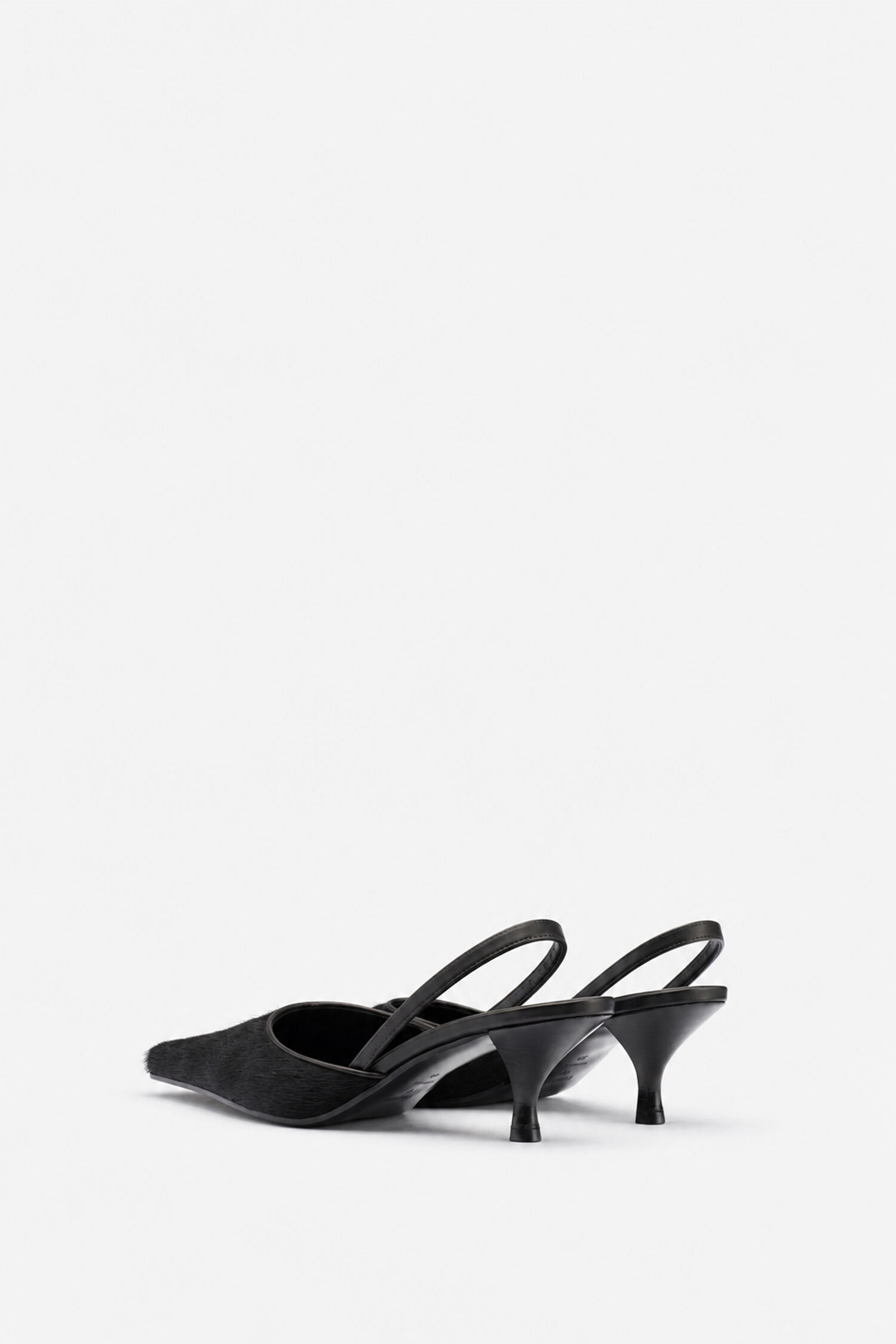 Square Slip-In Kitten Heels