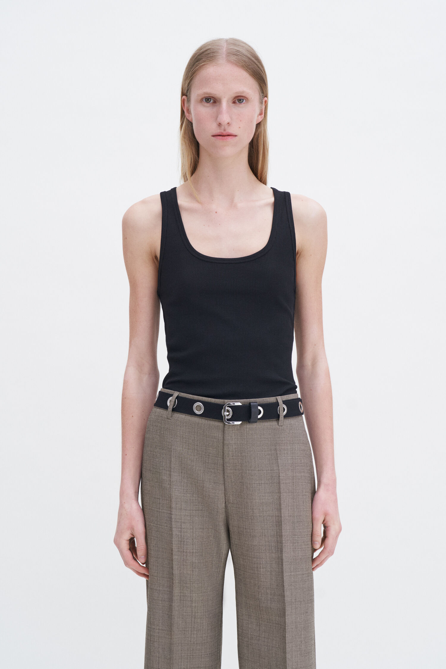 Fine Rib Scoop Tank