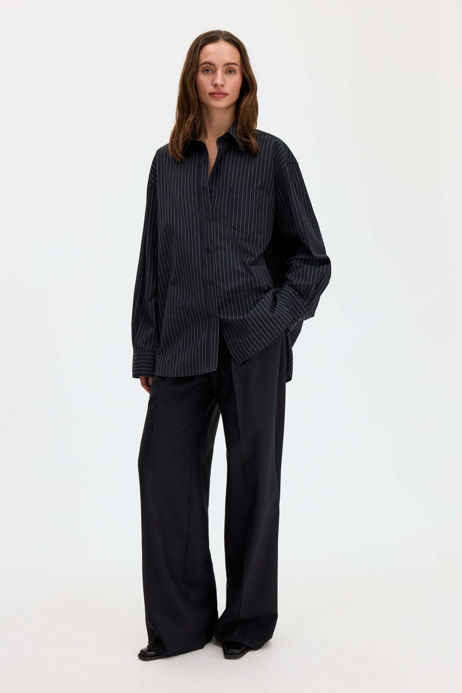 Sammy Poplin Pinstripe Shirt