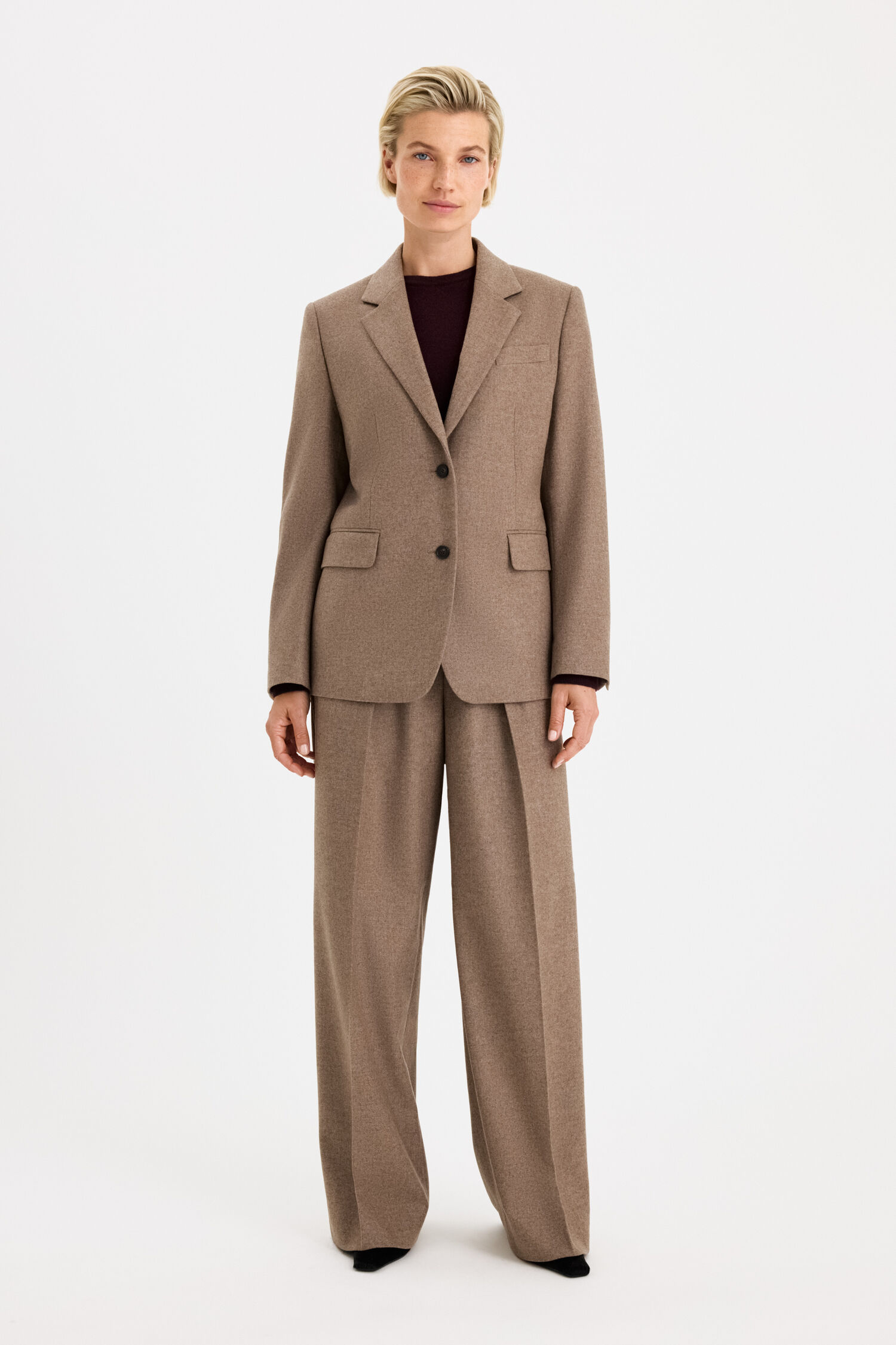 Delilah Flannel Blazer