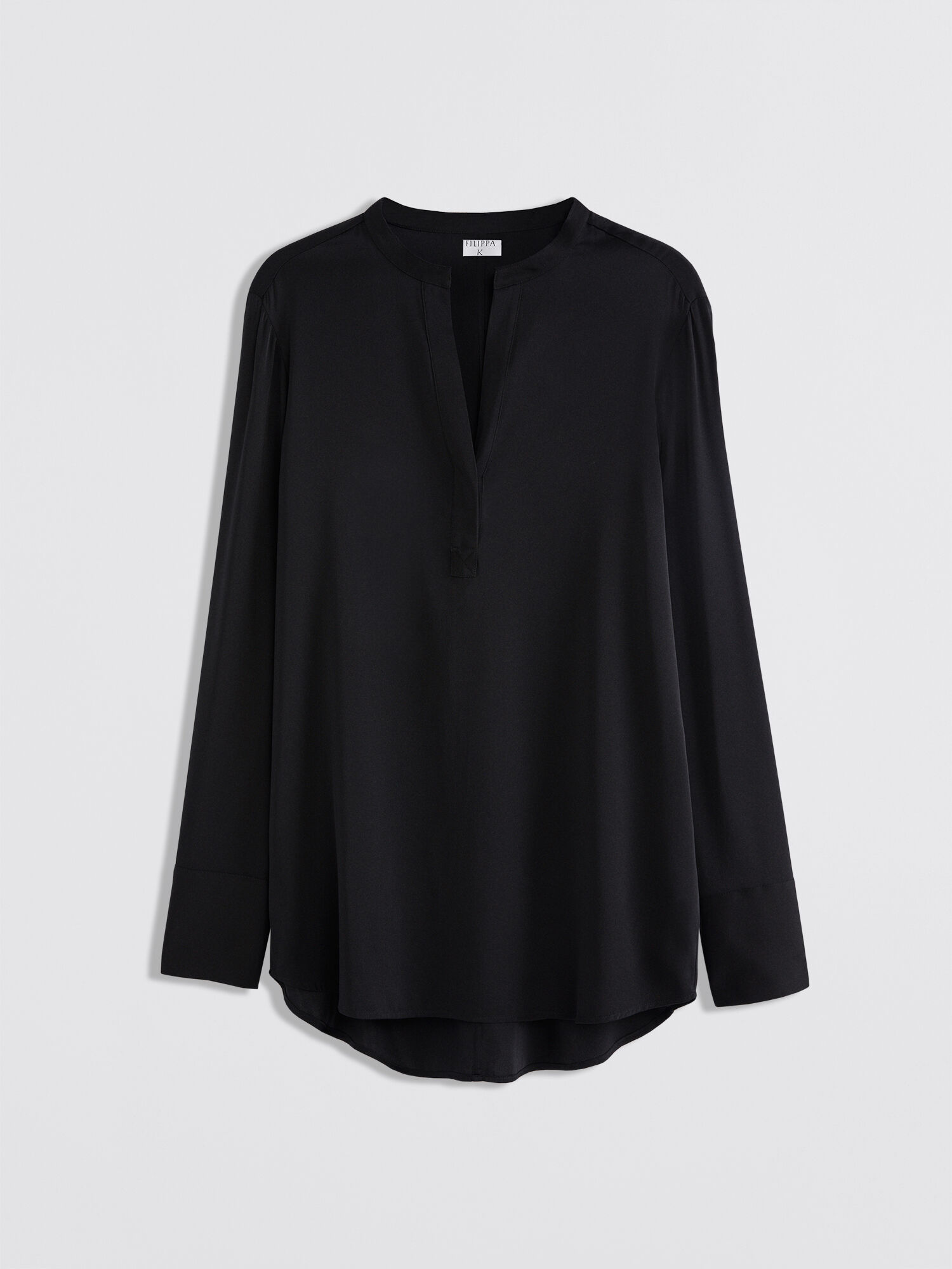 Pull-on Silk Blouse