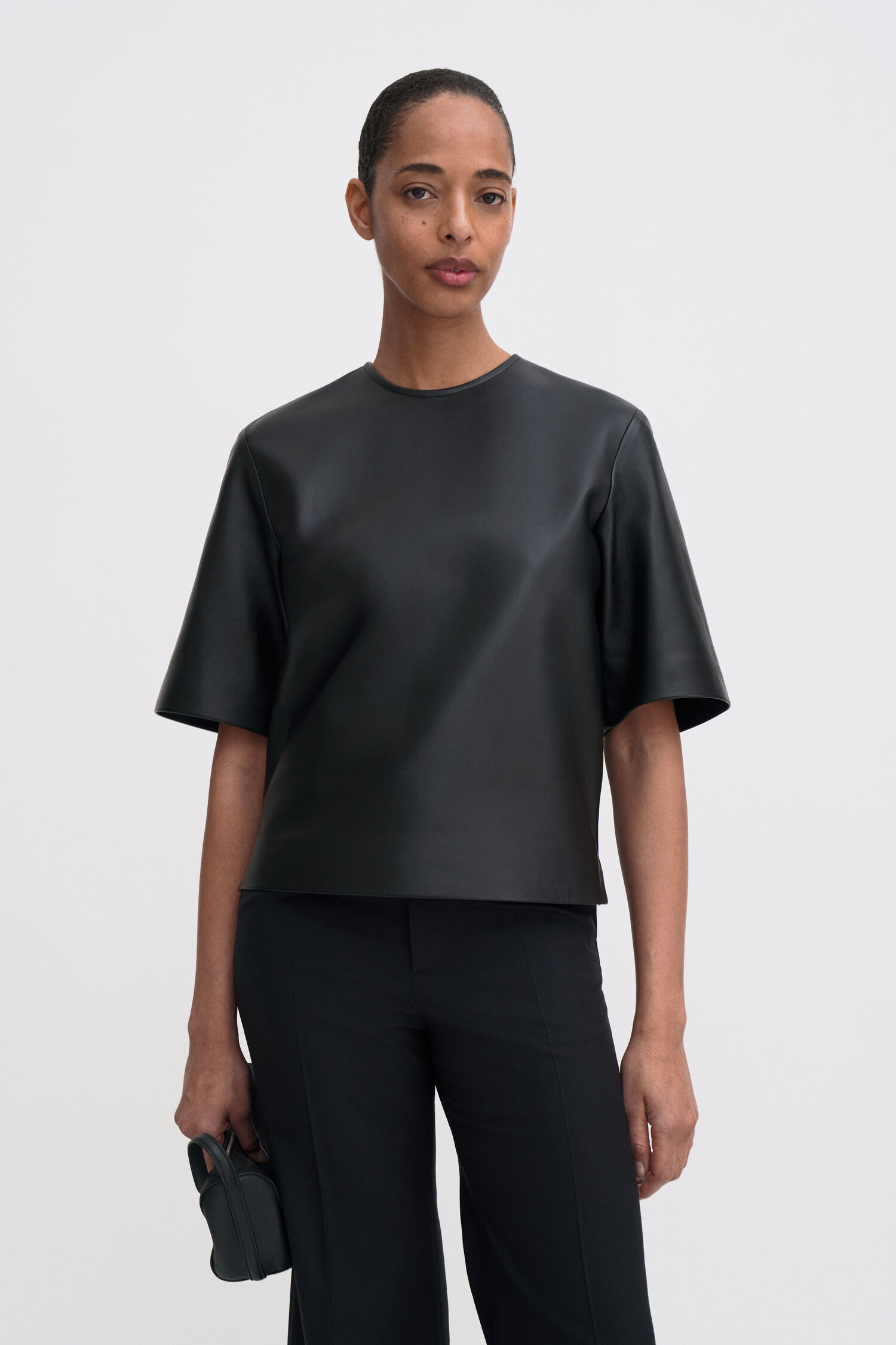 Leather Tee