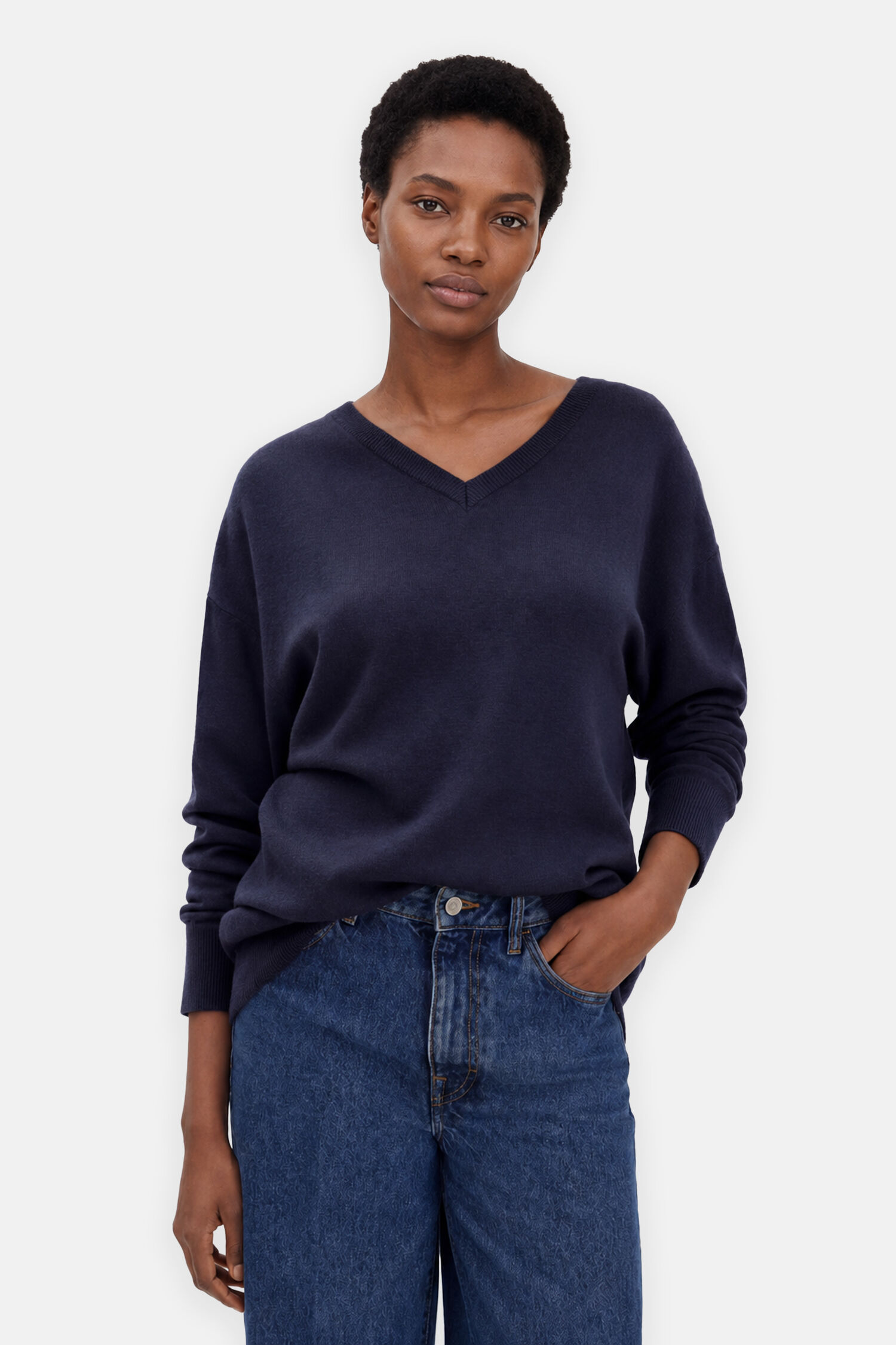 Soft Wool V-Neck Sweater
